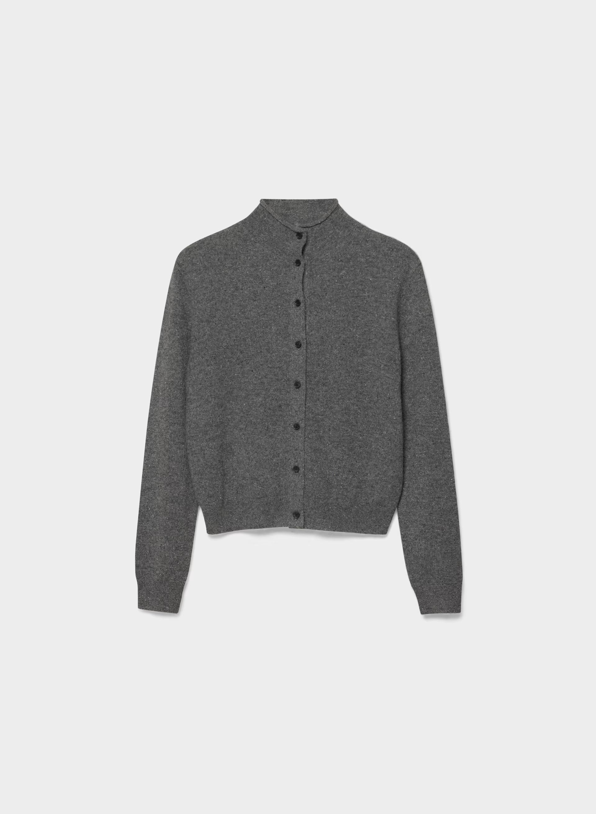 Bare Cashmere Saga Sweater - SPECKLED CHARCOAL