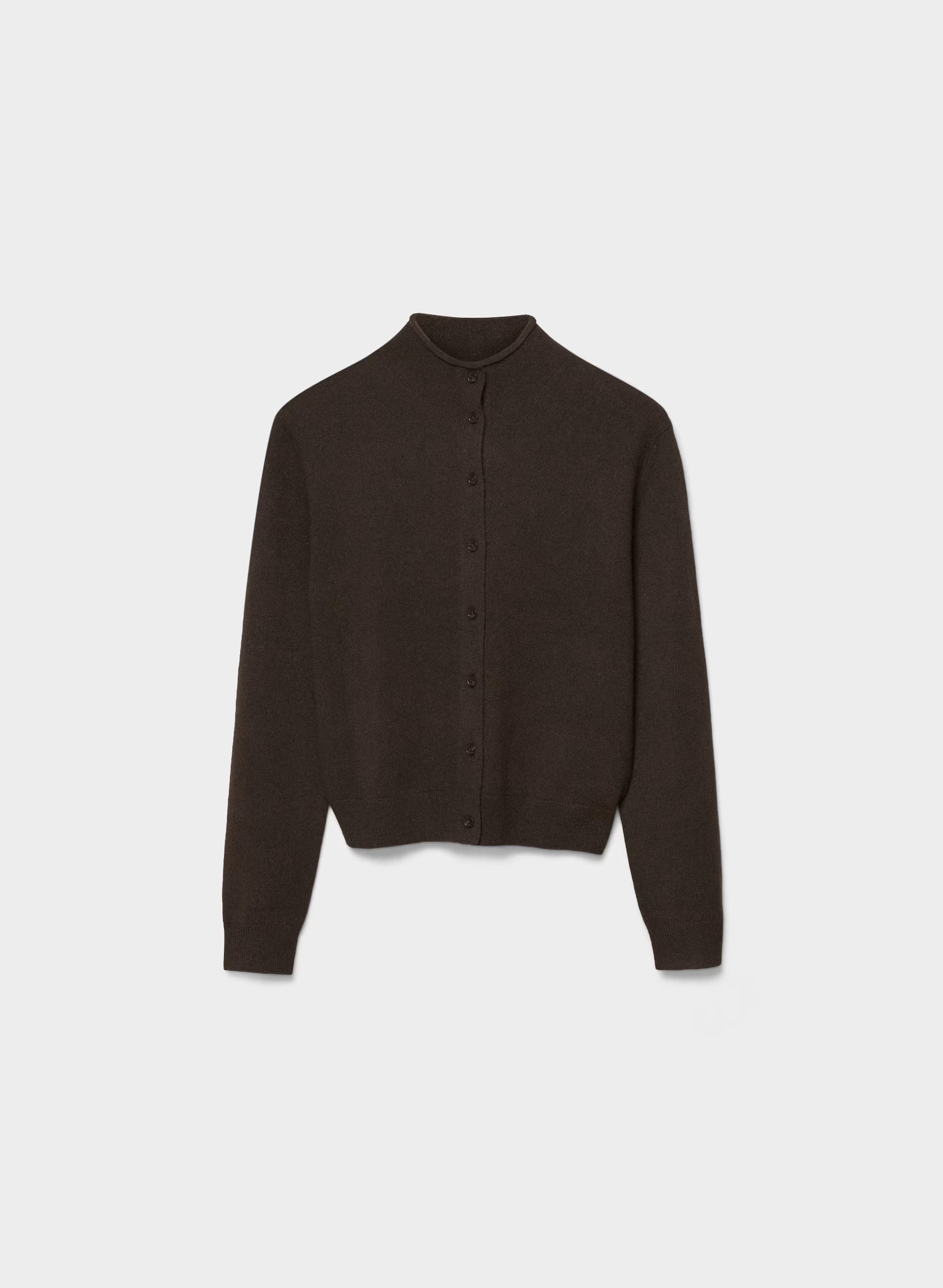 Bare Cashmere Saga Sweater - CACAO NIB BROWN