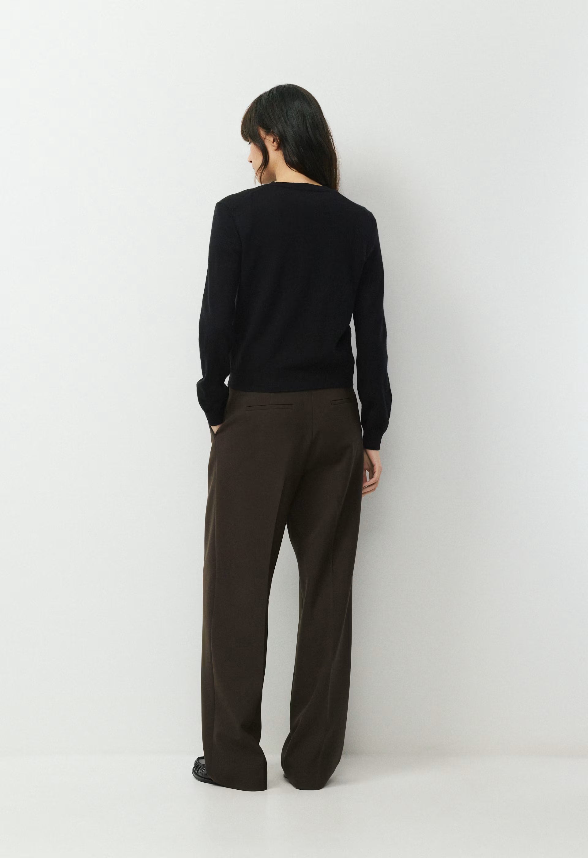 Bare Merino Wool Bloor Sweater - BLACK