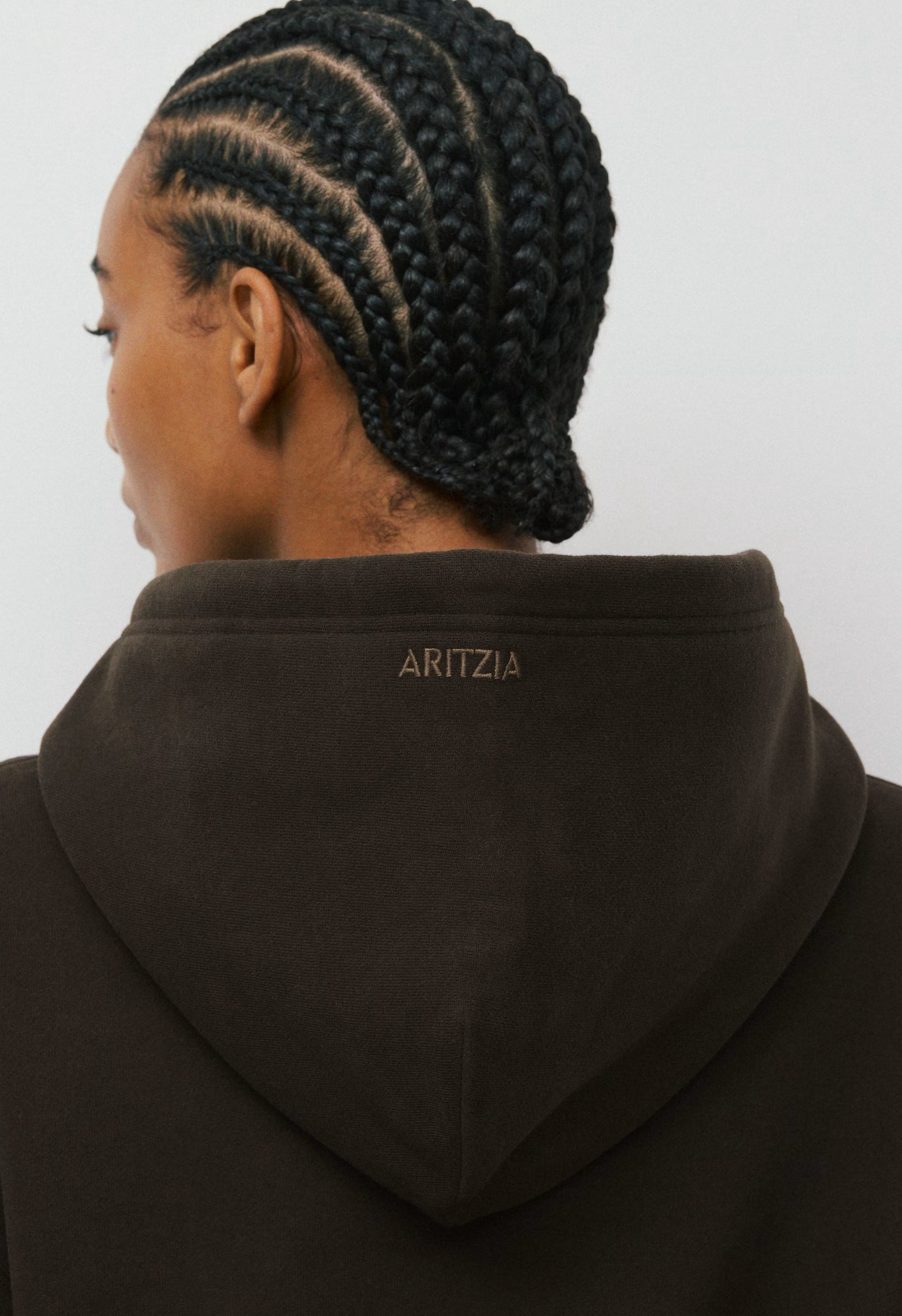 Cozy Sweatfleece Boyfriend Boxy Hoodie - CACAO NIB BROWN