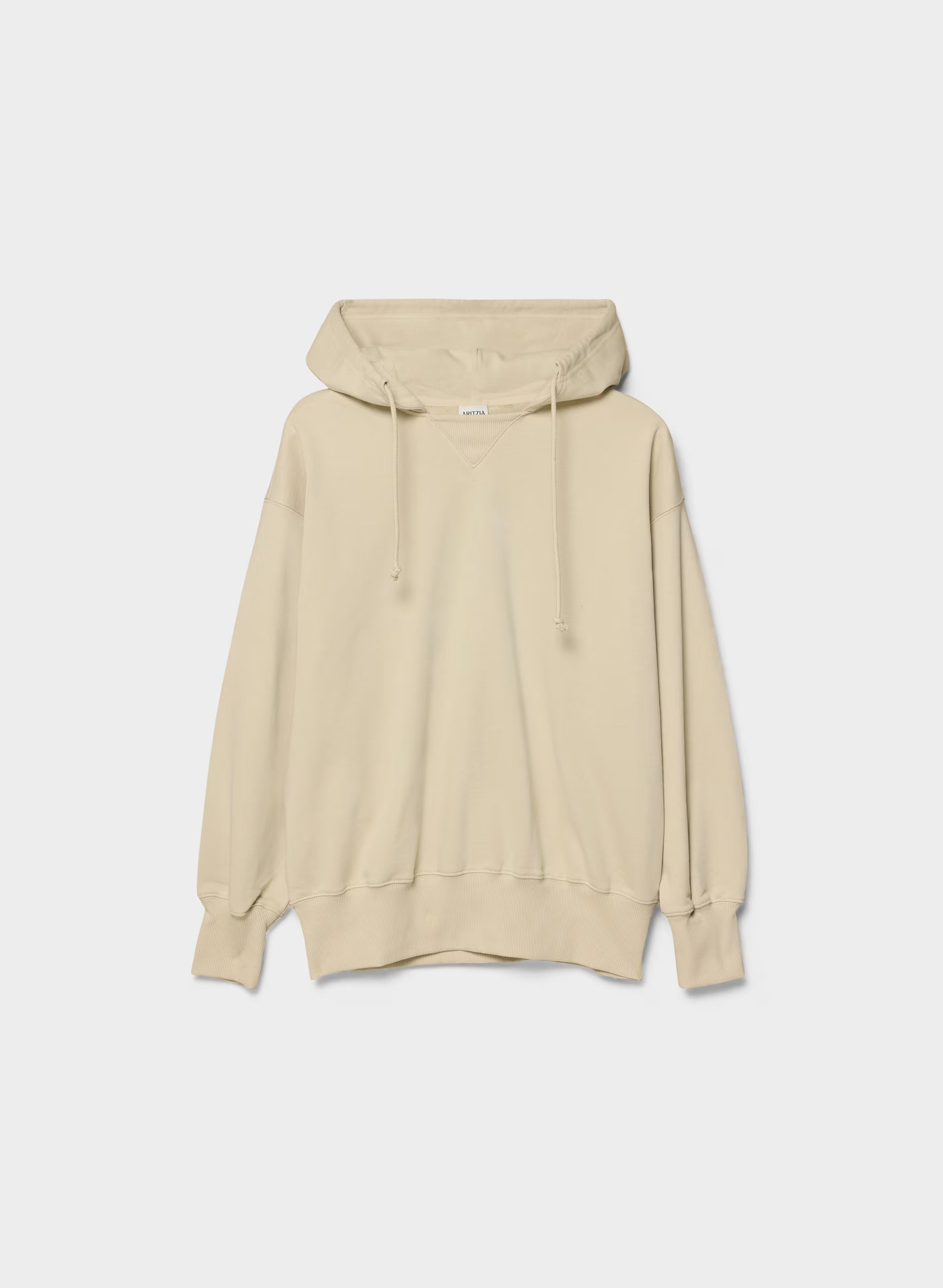 Terry Sweatfleece Mega Dock Hoodie - MULLEIN