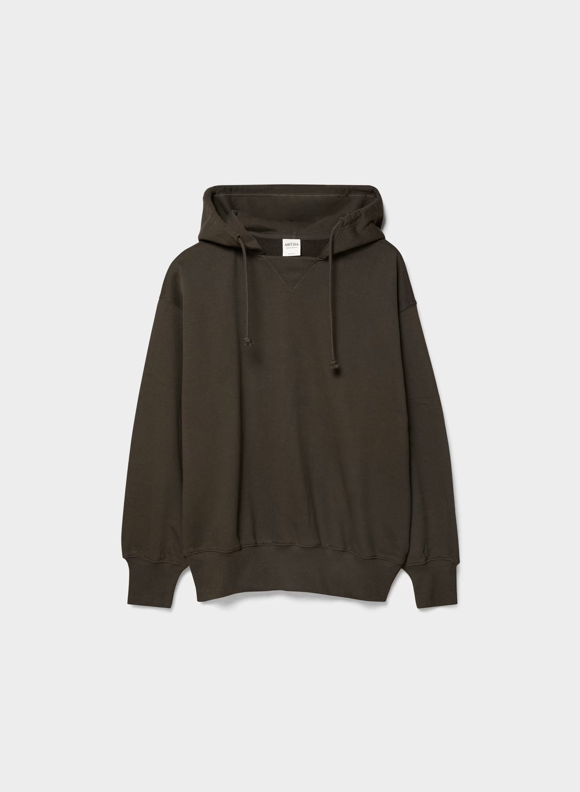 Terry Sweatfleece Mega Dock Hoodie - CACAO NIB BROWN