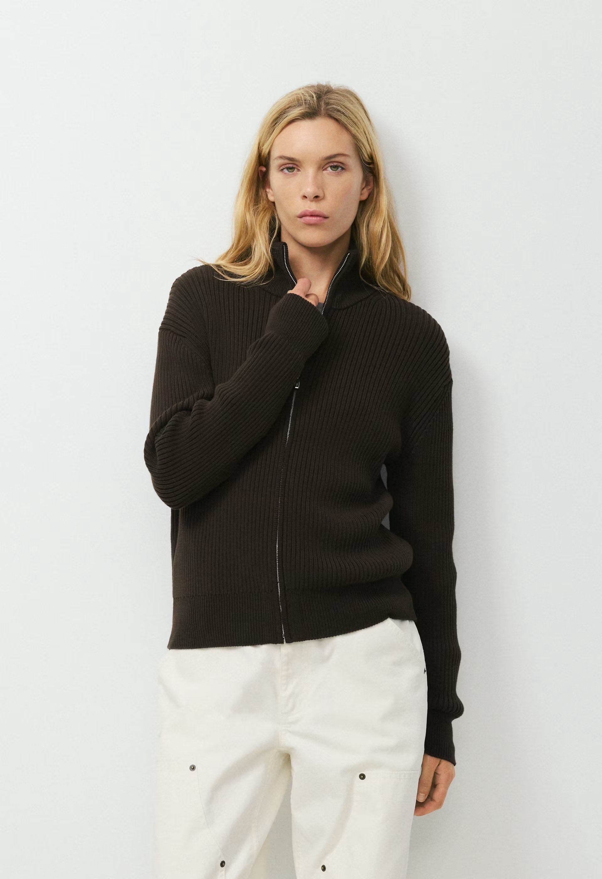 Riata Zip-Up - CACAO NIB BROWN