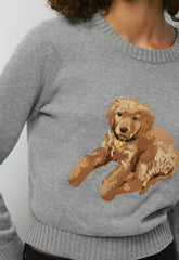 Cotton Charm™ Teatime Icon Sweater - HTHR DRK GREY/ZADIE