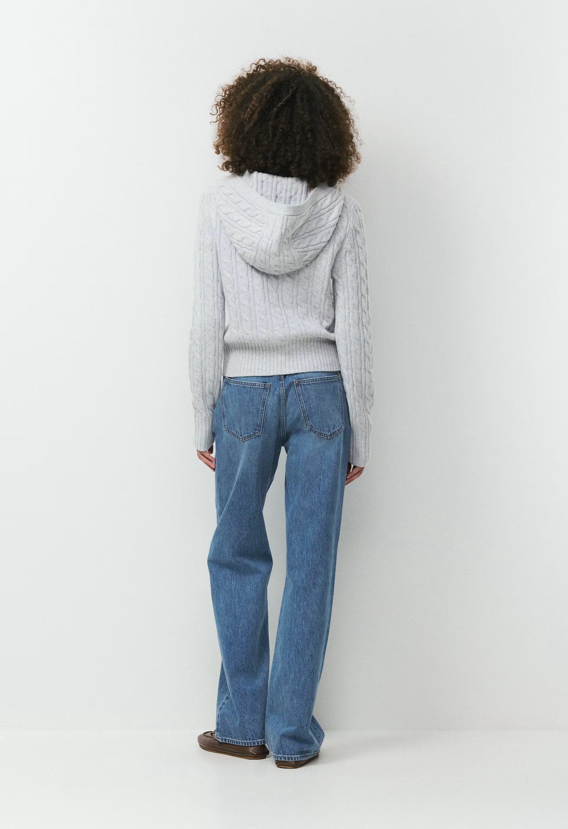 Fawn Hoodie - HEATHER CHROME