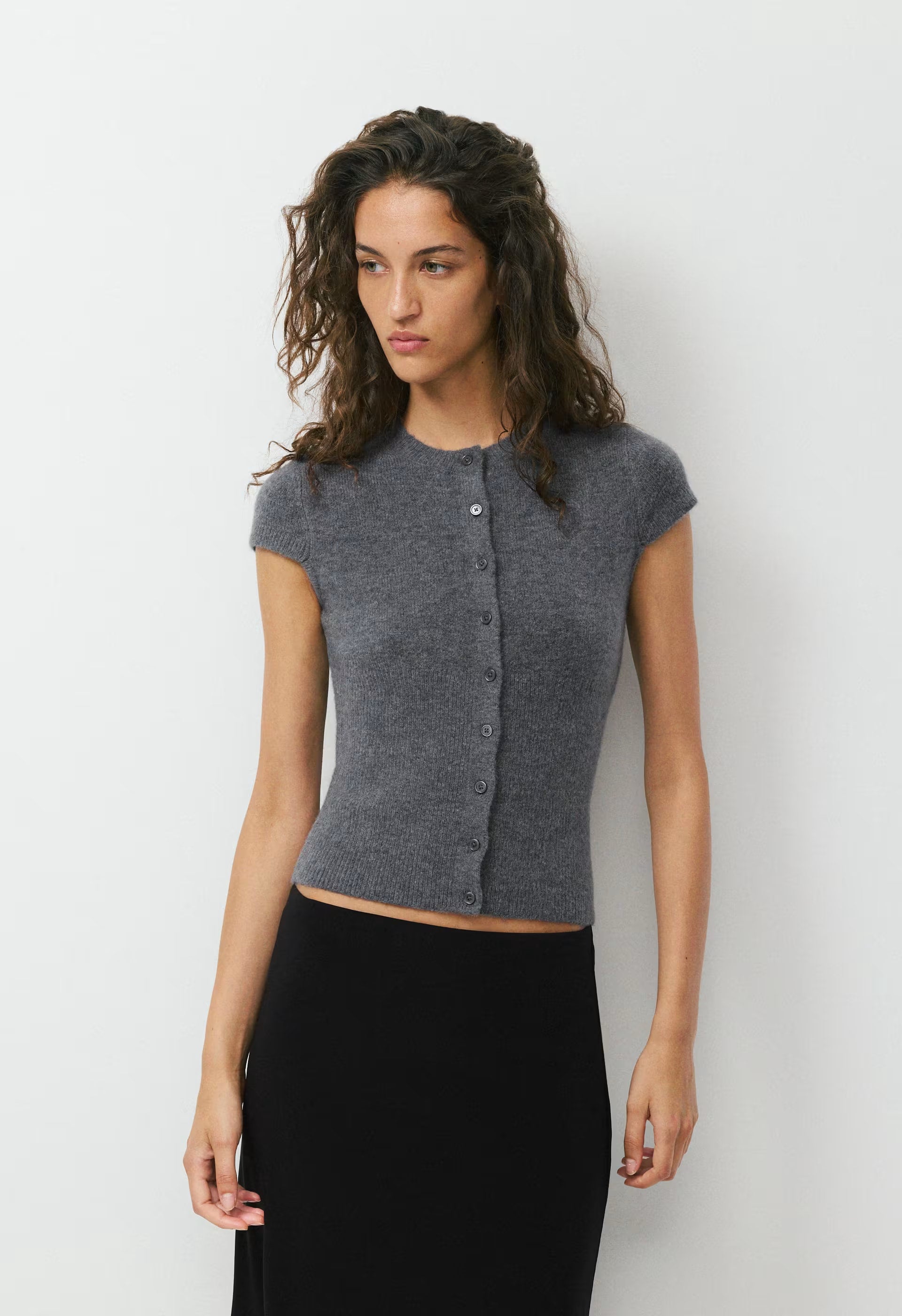 SoftSpoke™ Canter Cardigan - HEATHER DARK GREY