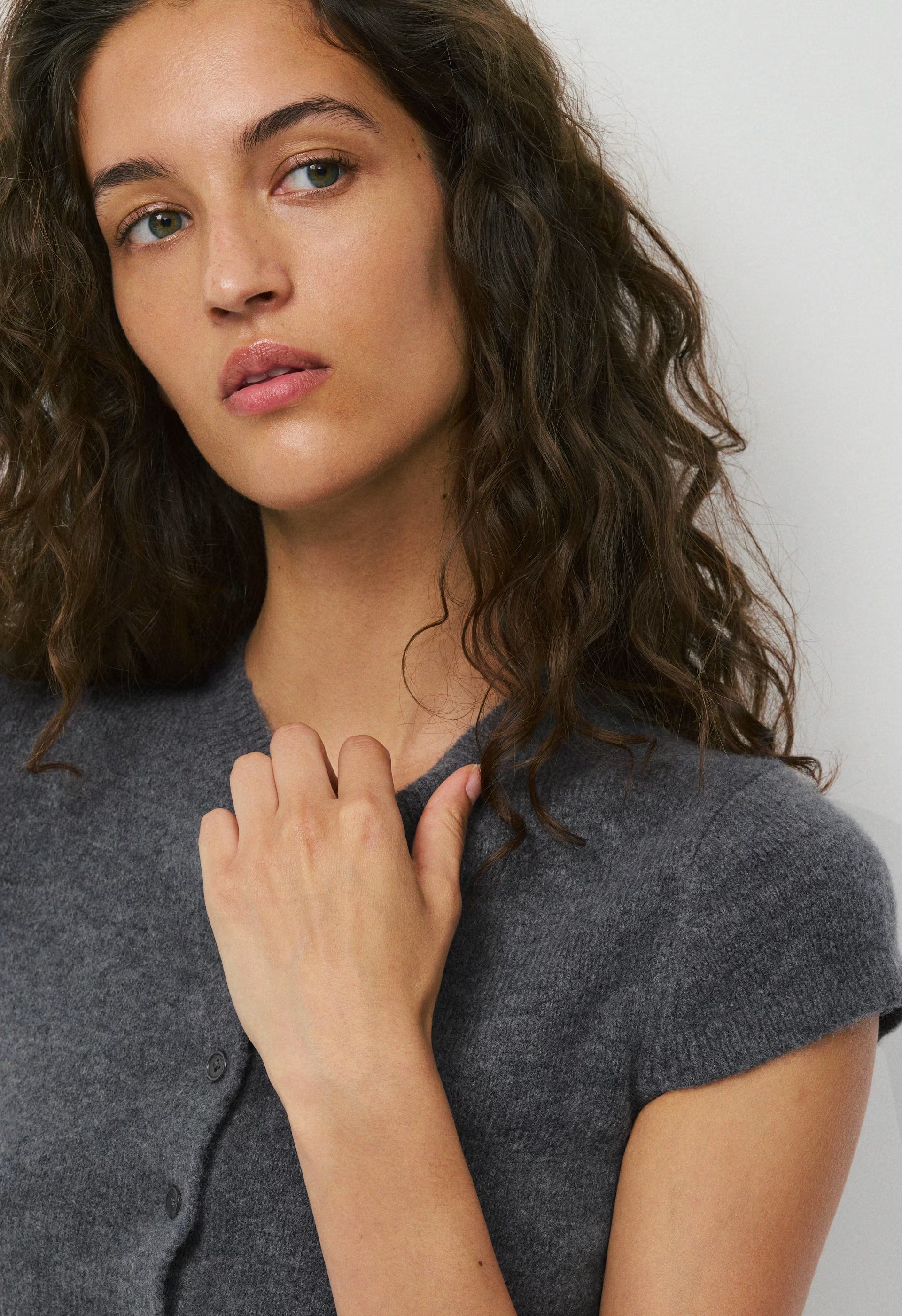 SoftSpoke™ Canter Cardigan - HEATHER DARK GREY