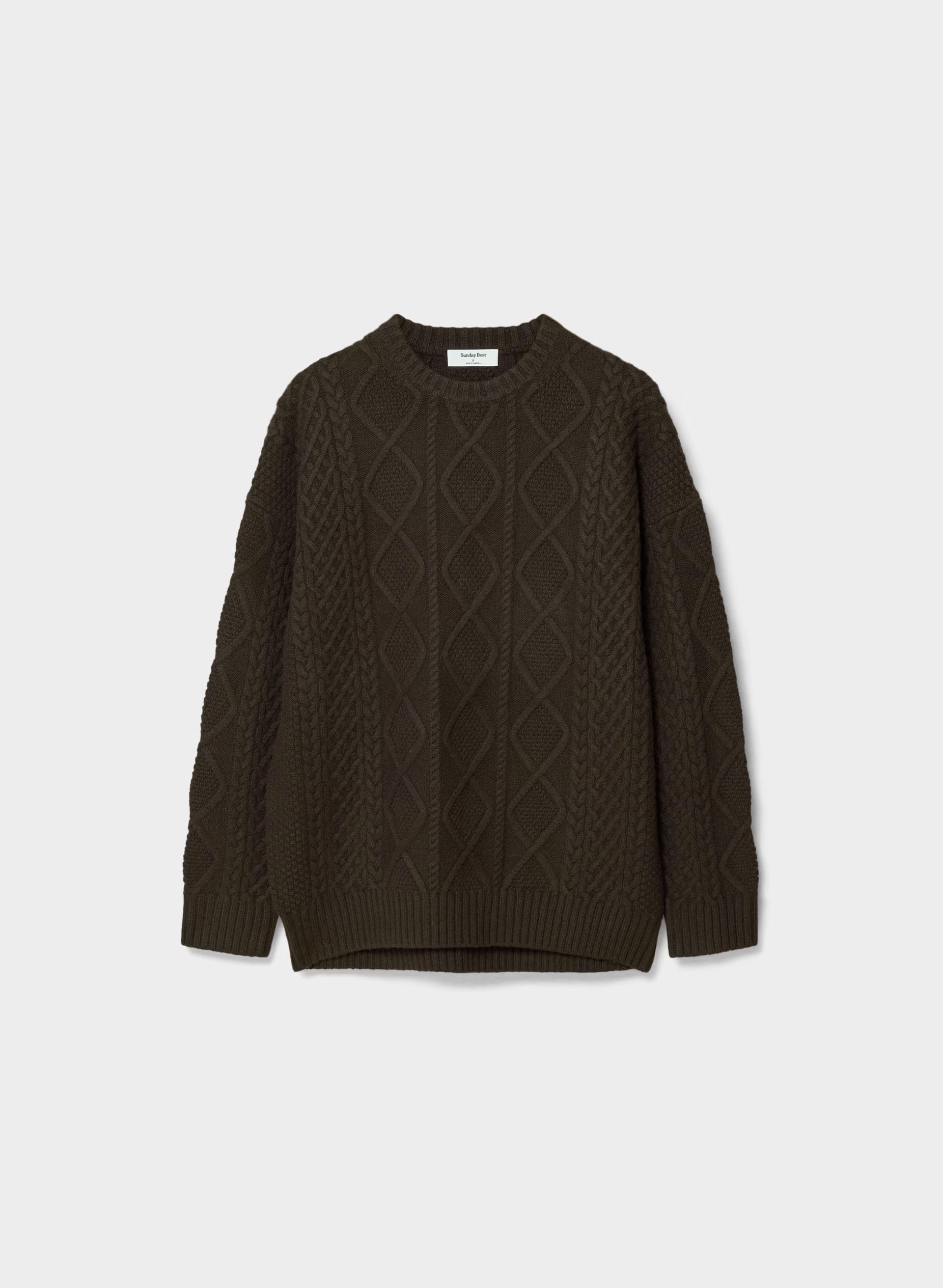 Peggy Sweater - CACAO NIB BROWN