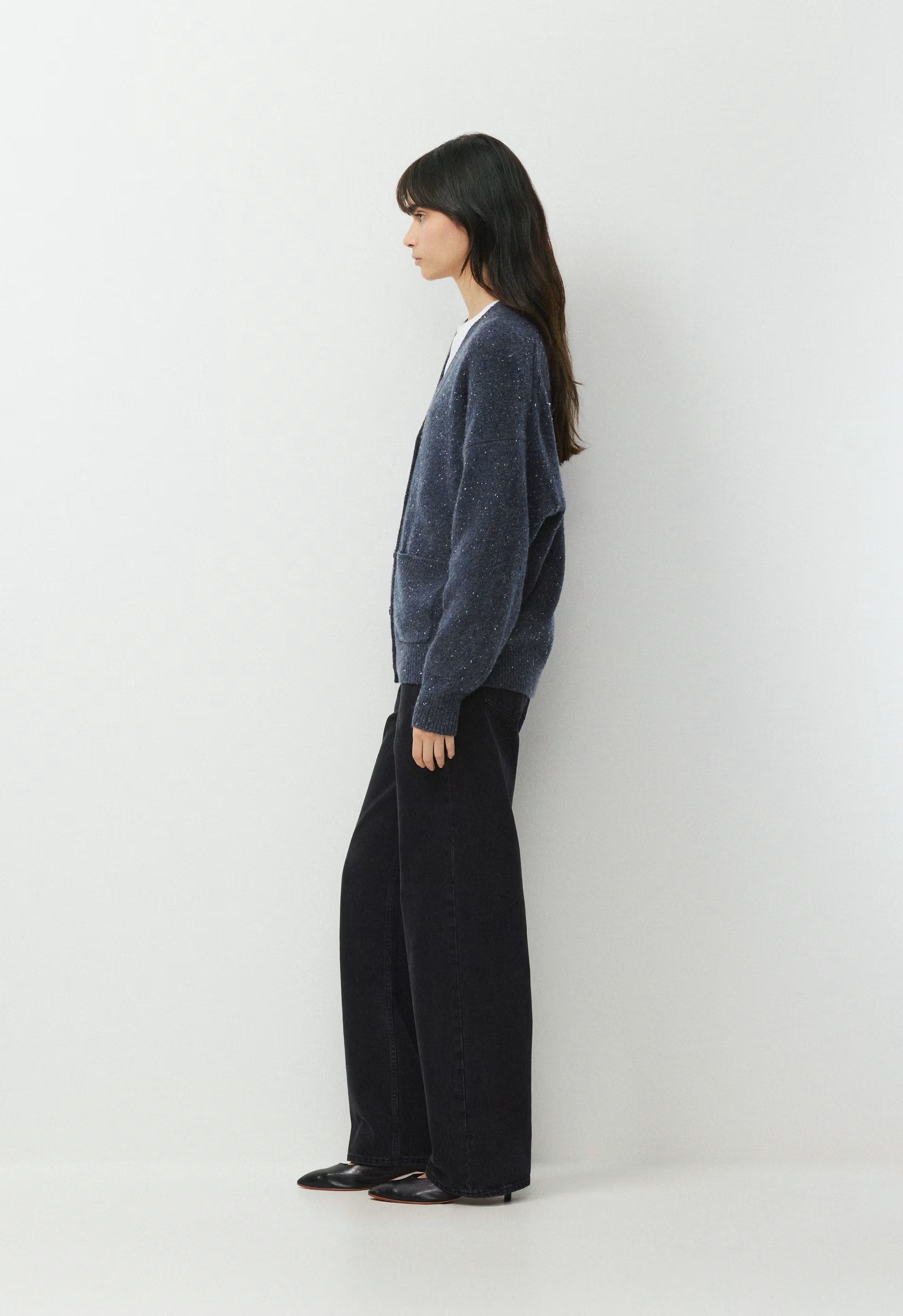 Nook Cardigan - SPECKLED CHARCOAL