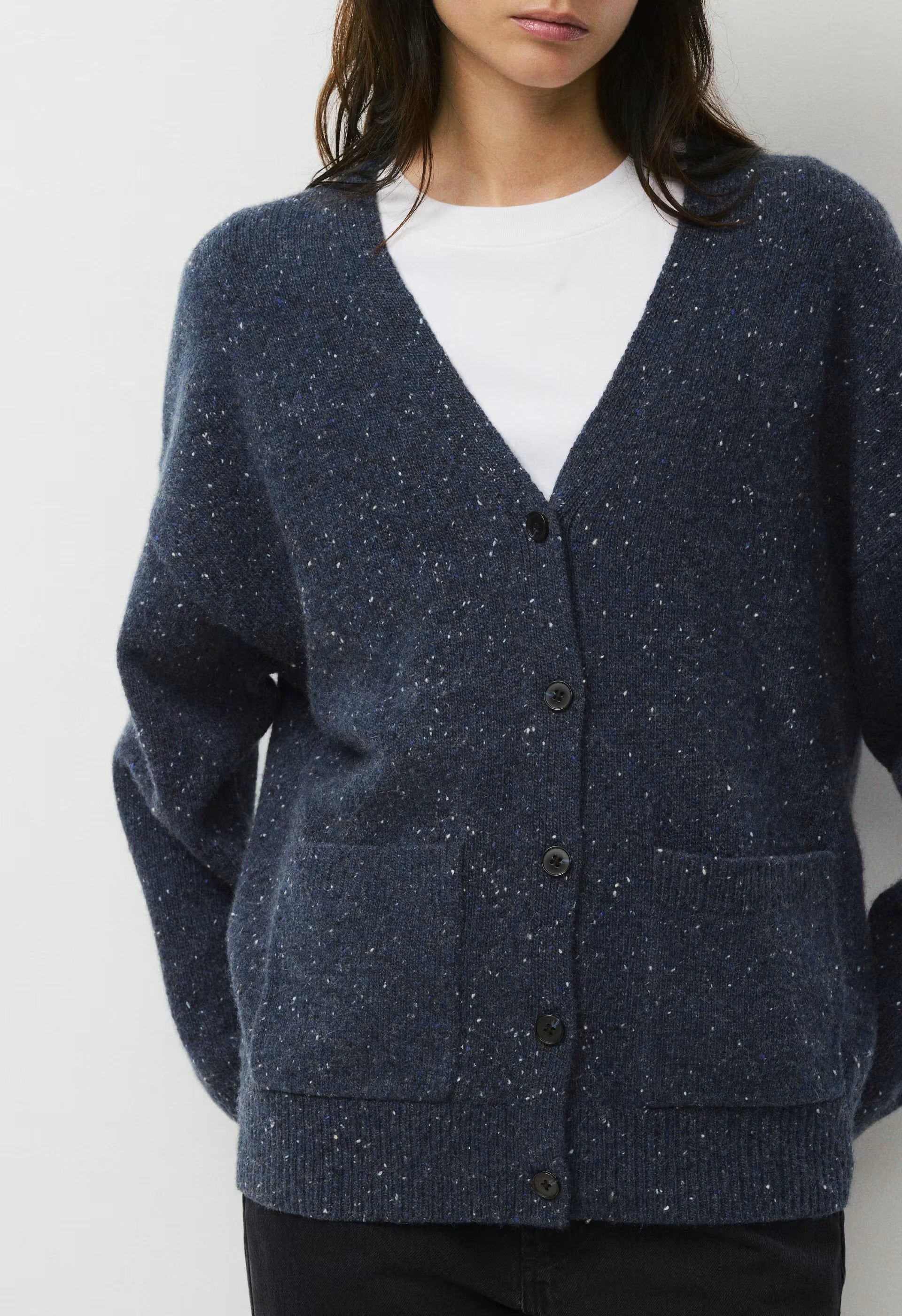 Nook Cardigan - SPECKLED NOMAD TAUPE