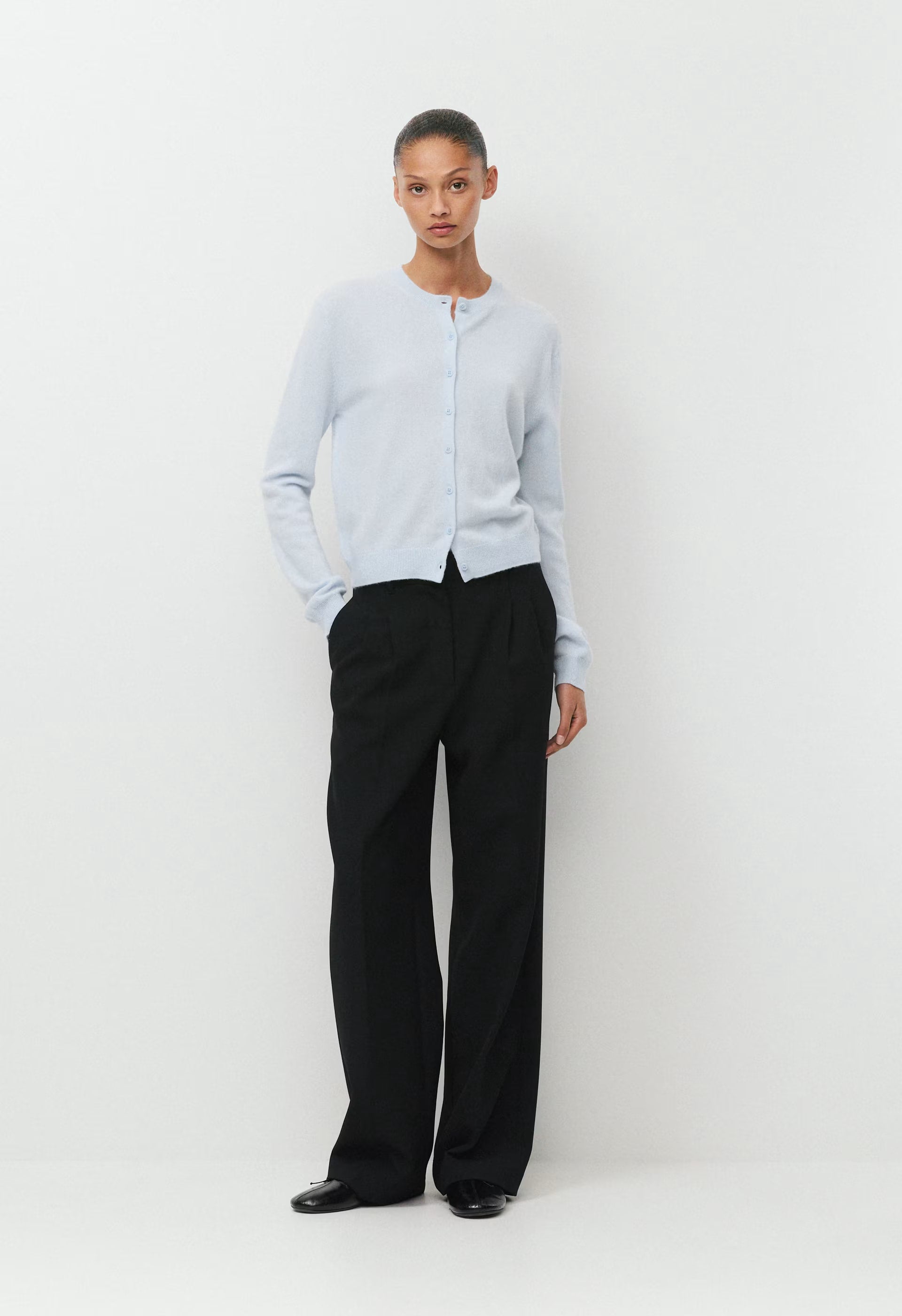 Bare Cashmere Noteworthy Cardigan - PLEIN AIR