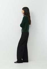 Bare Cashmere Noteworthy Cardigan - FIGTREE GREEN