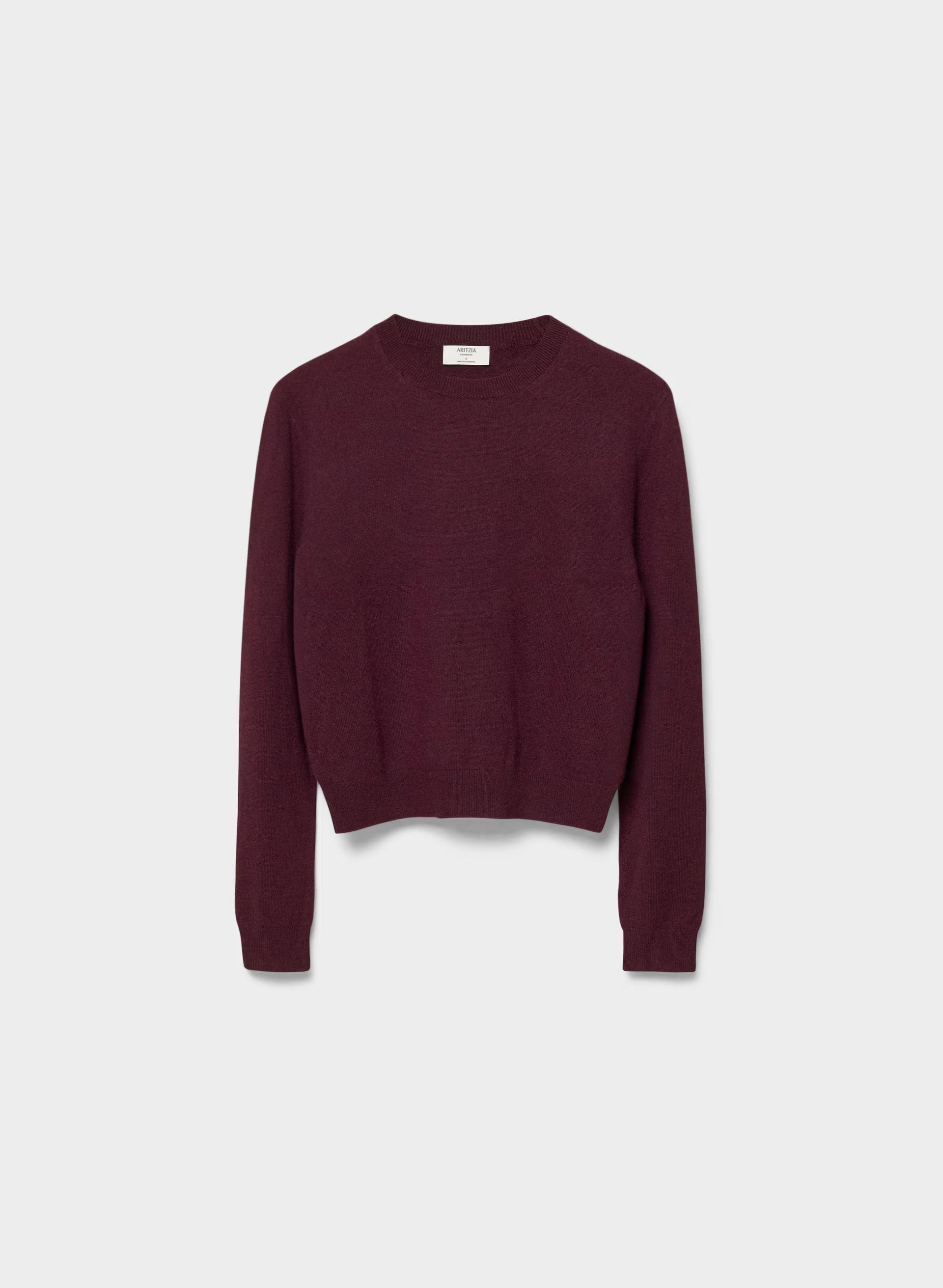 Bare Cashmere Bloor Sweater - GALA PLUM