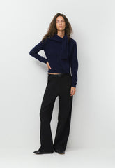 Bare Cashmere Bloor Sweater - ADMIRAL NAVY