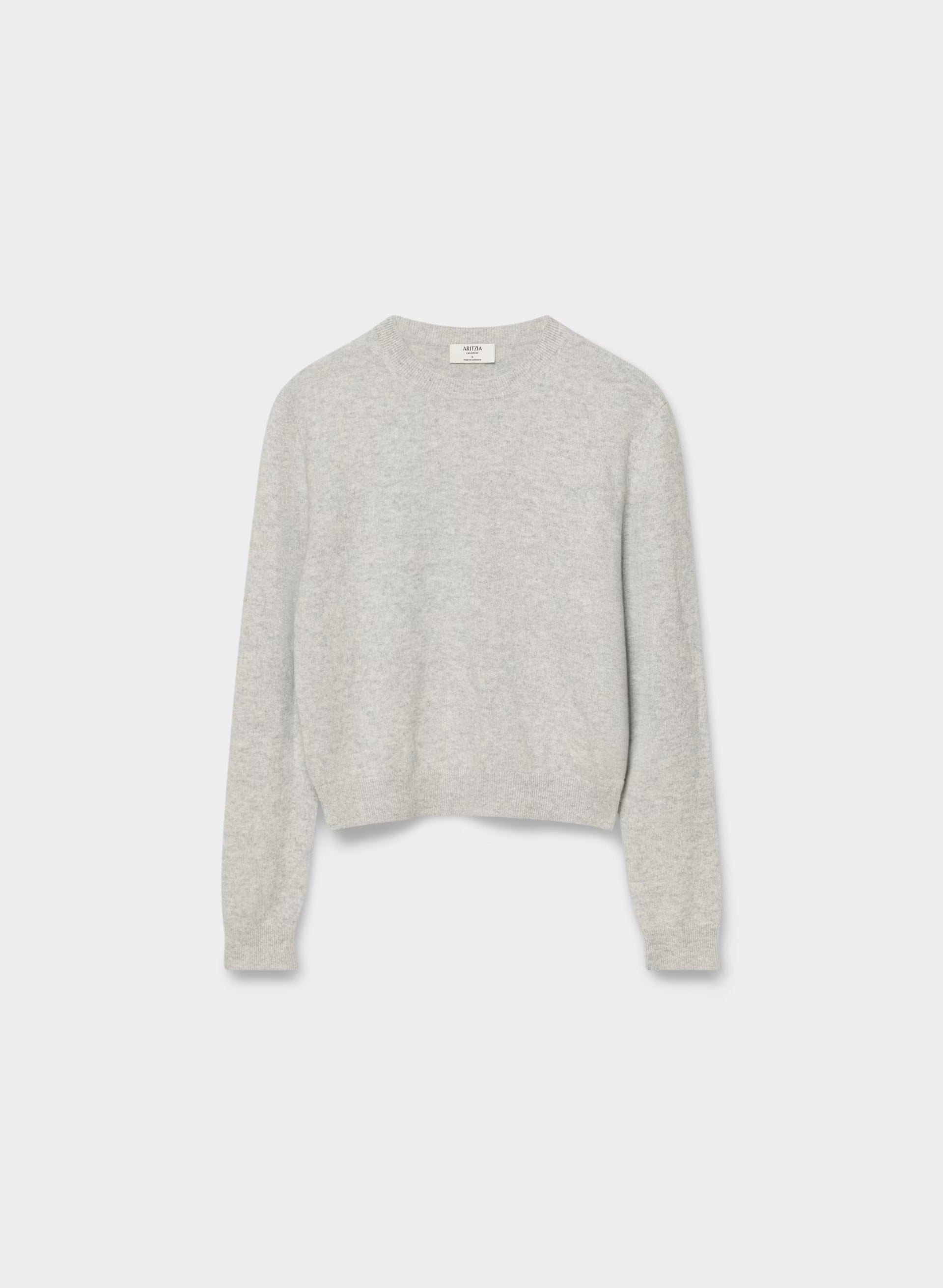 Bare Cashmere Bloor Sweater - HEATHER CHROME