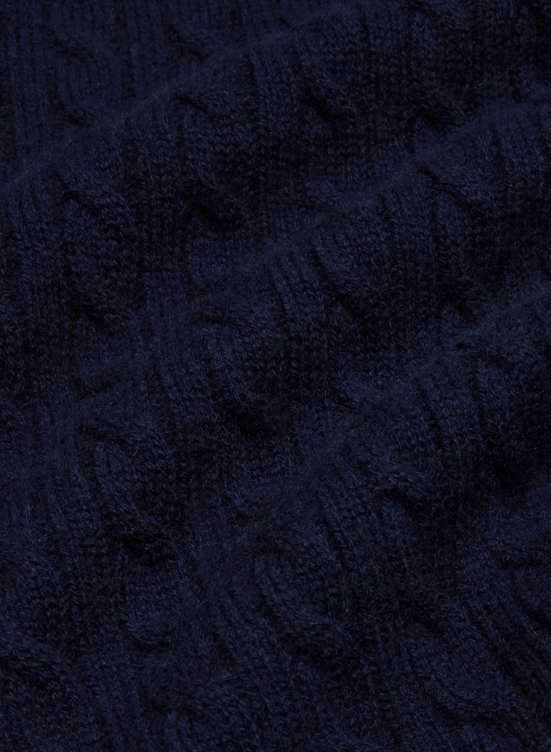 Wool Cashmere Noteworthy Cardigan - ADMIRAL NAVY