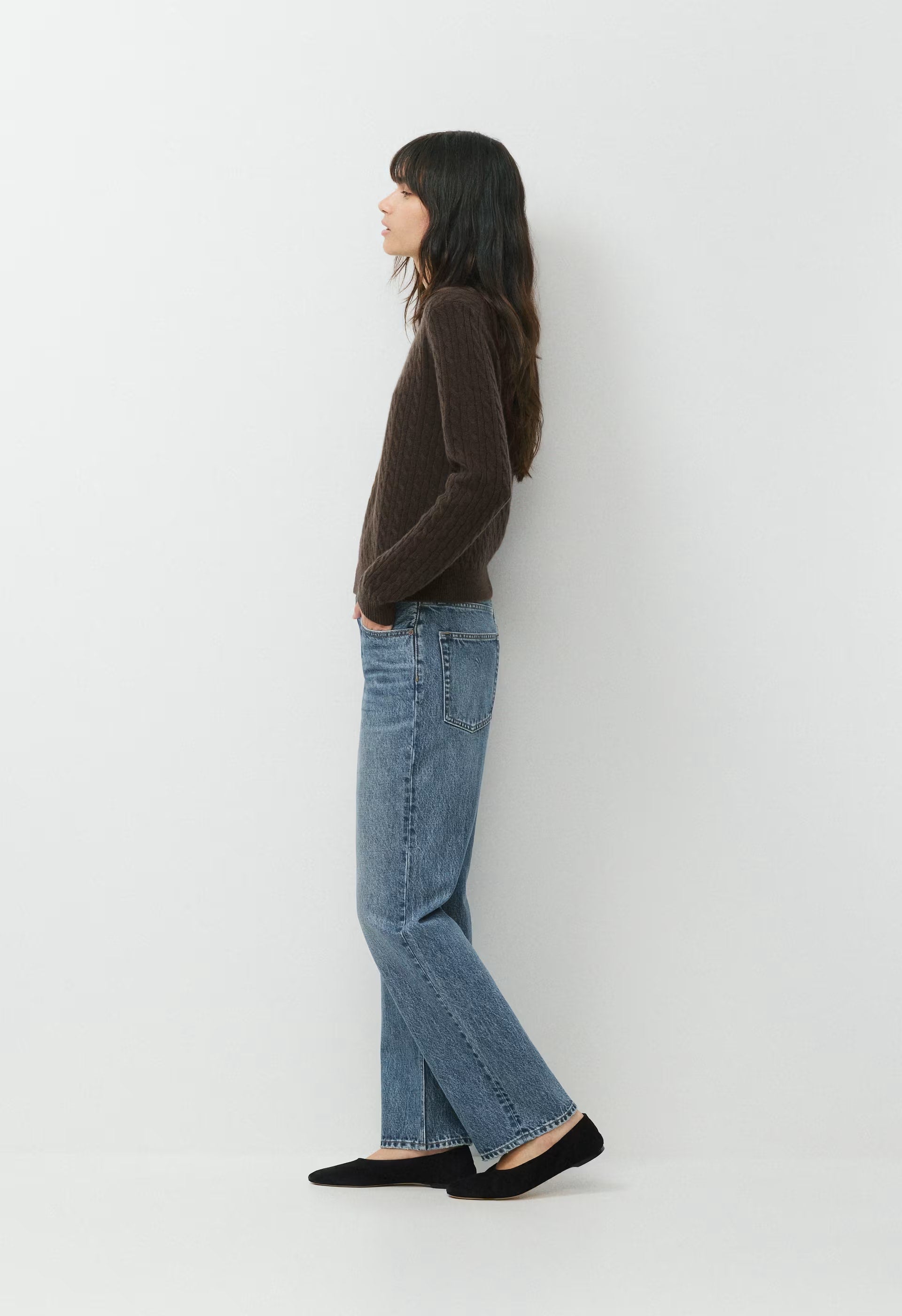 Wool Cashmere Bloor Sweater - SEASIDE CREAM