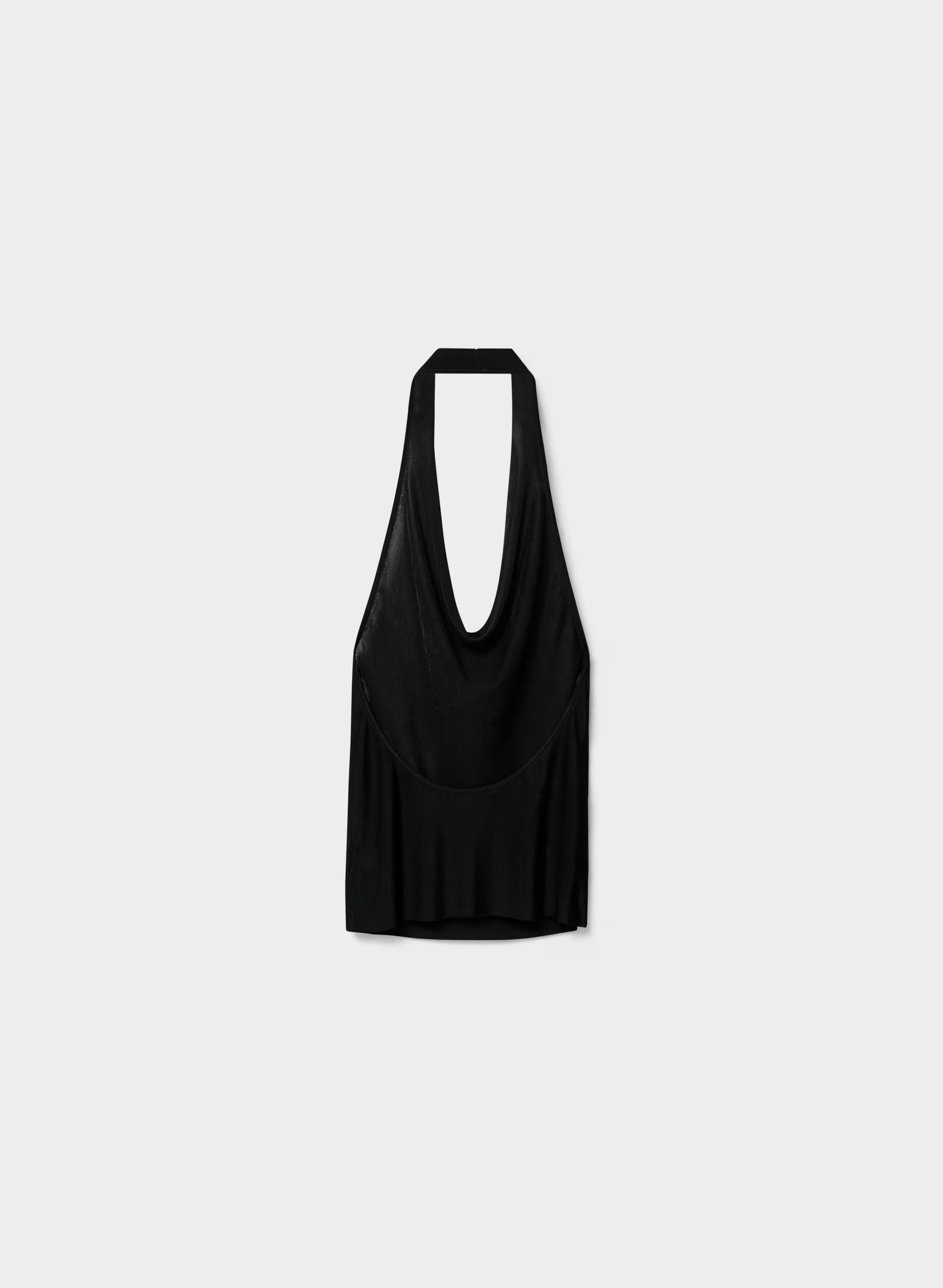 Encore Halter Top - BLACK