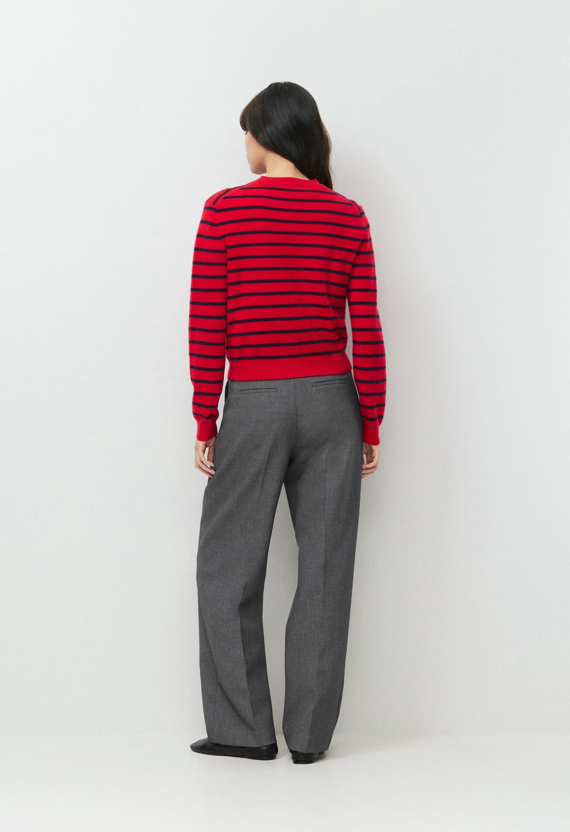 Bare Cashmere Noteworthy Cardigan - FLSHNG RD/ AD NAVY