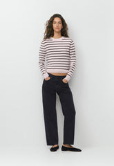 Bare Cashmere Bloor Sweater - MGNOLIA/CACAO NIB BRWN