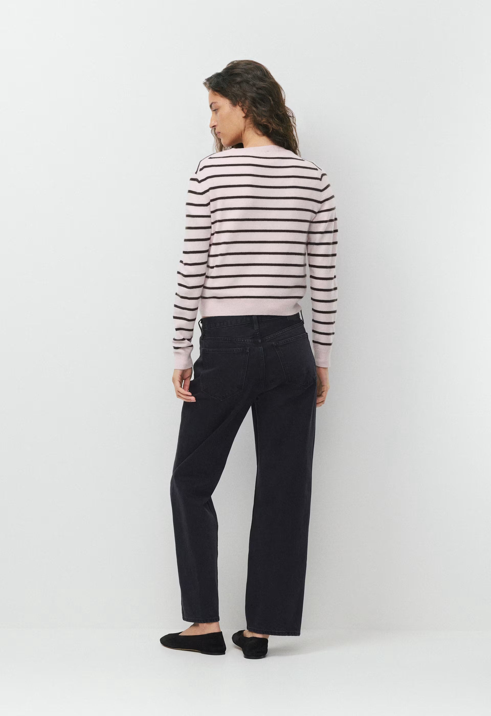 Bare Cashmere Bloor Sweater - MGNOLIA/CACAO NIB BRWN