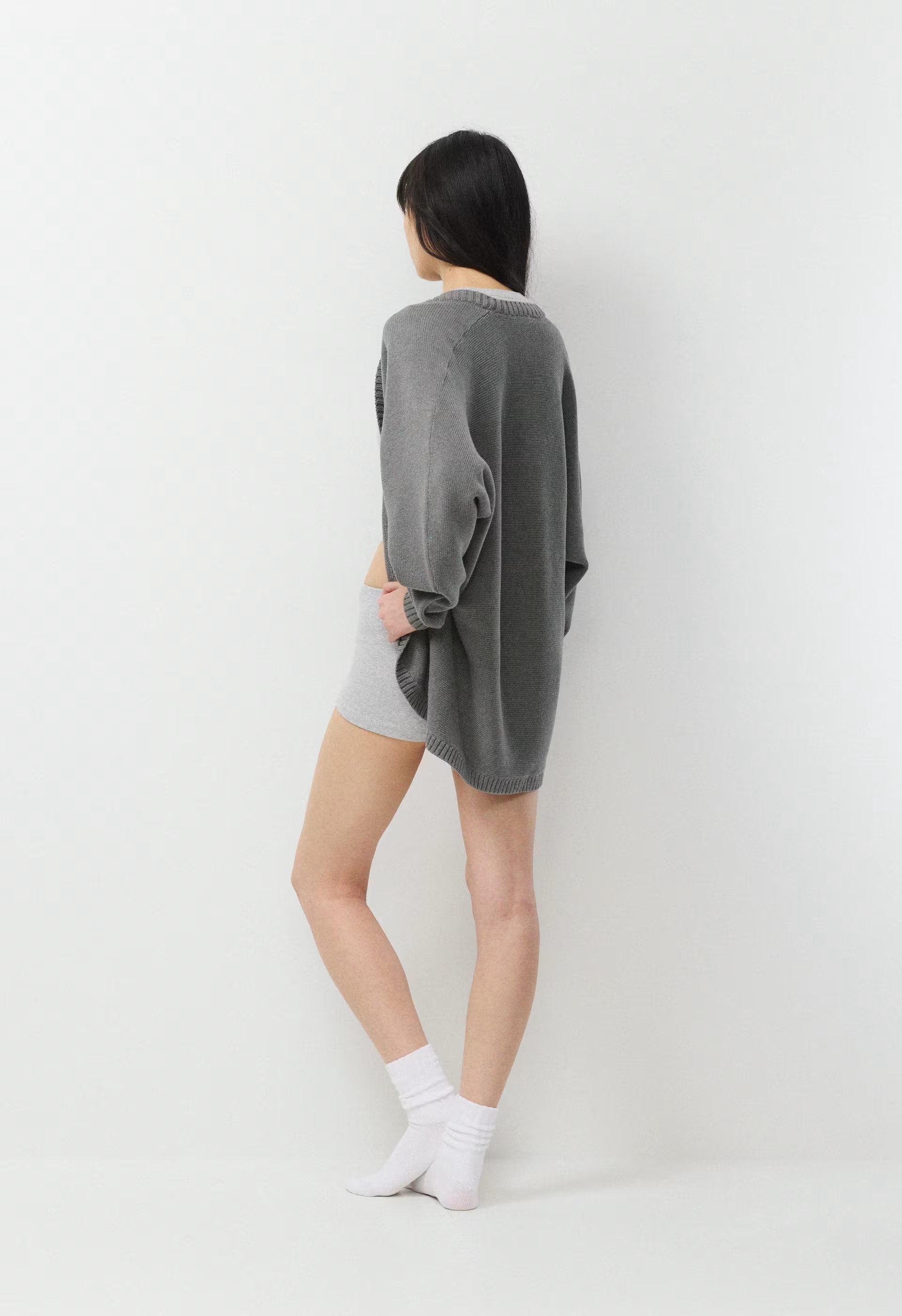 Gramercy Below Bum Shrug - HEATHER DARK GREY