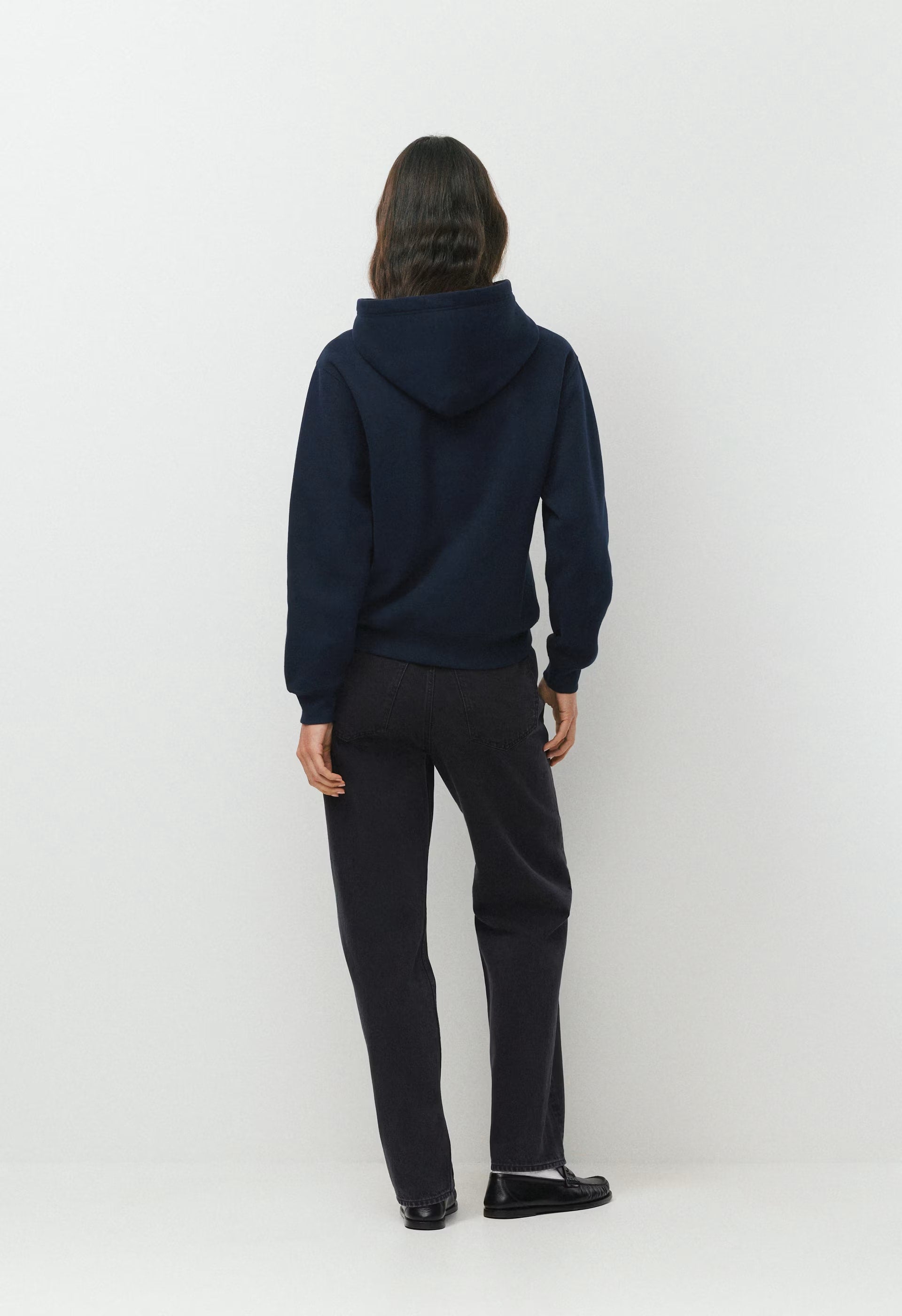 Cozy Sweatfleece Perfect Hoodie - ADMIRAL NVY/LT BIRCH