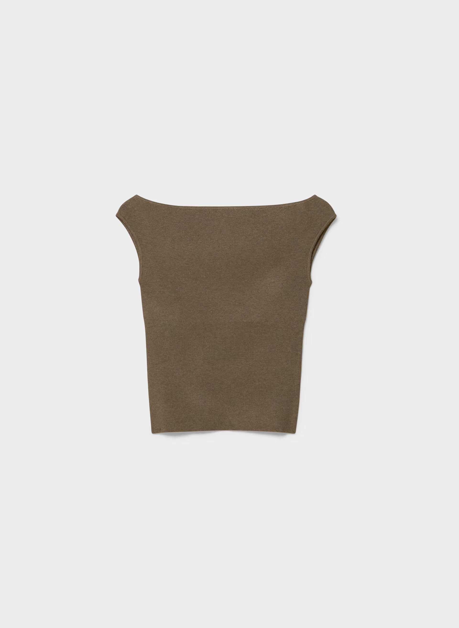 Stroll Top - Wonder Yarn - HEATHER DARK CHOCOLATE