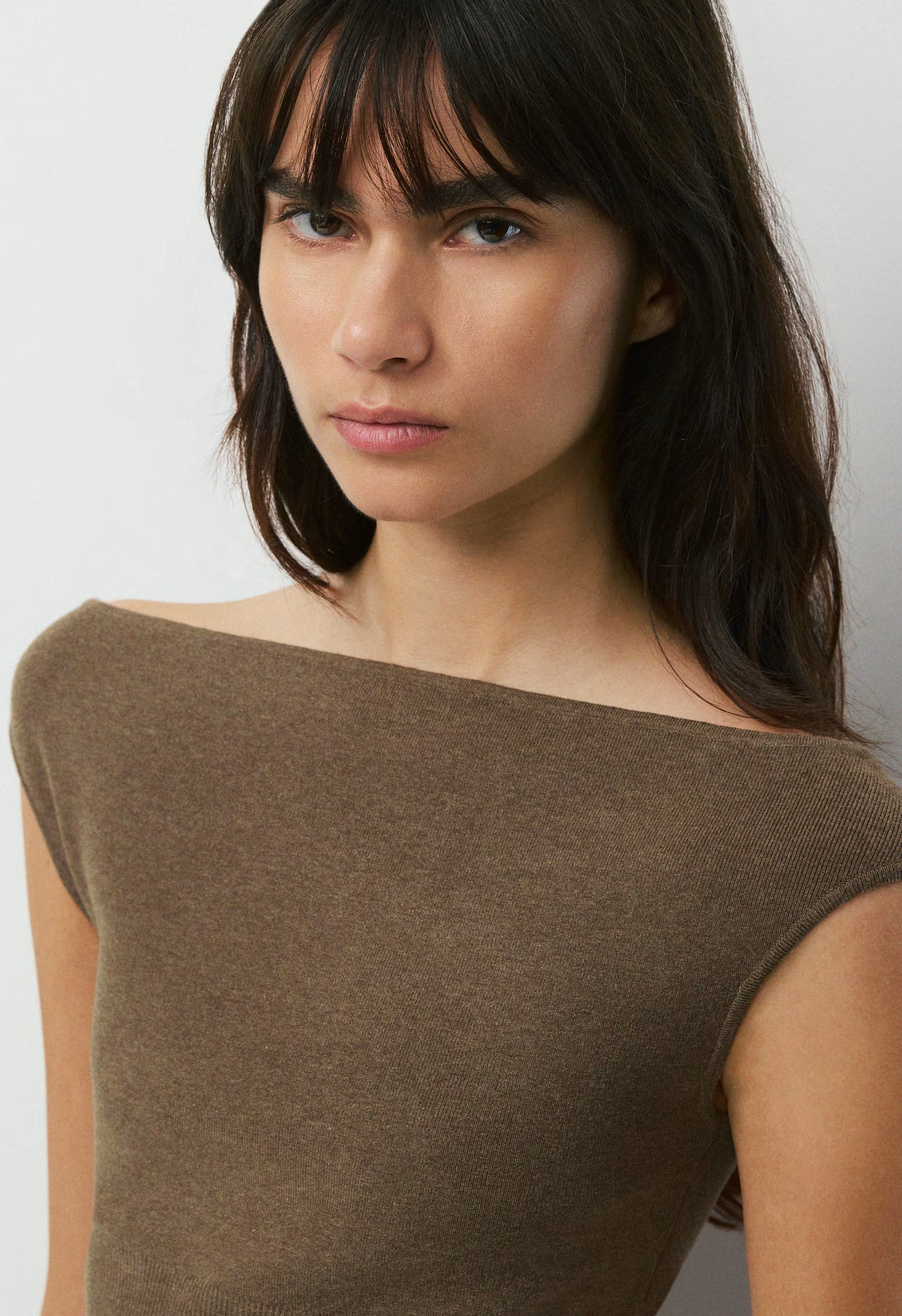 Stroll Top - Wonder Yarn - HEATHER DARK CHOCOLATE
