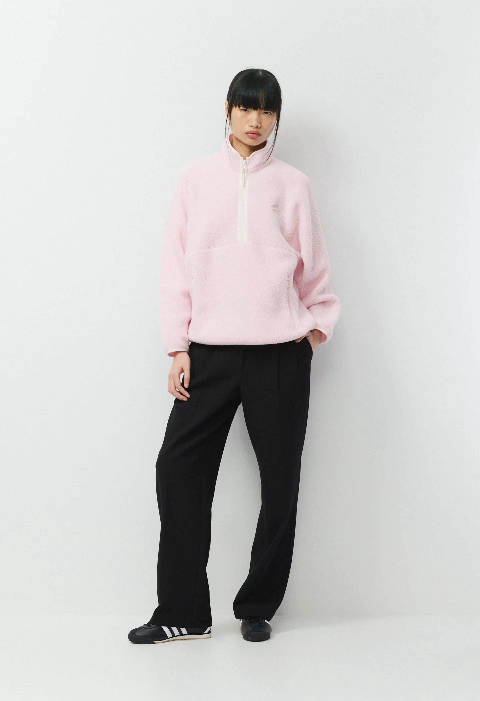 Polartec® Thermal Pro™ Highlands Hip Mockneck - MAGNOLIA/COLD FOAM WHT