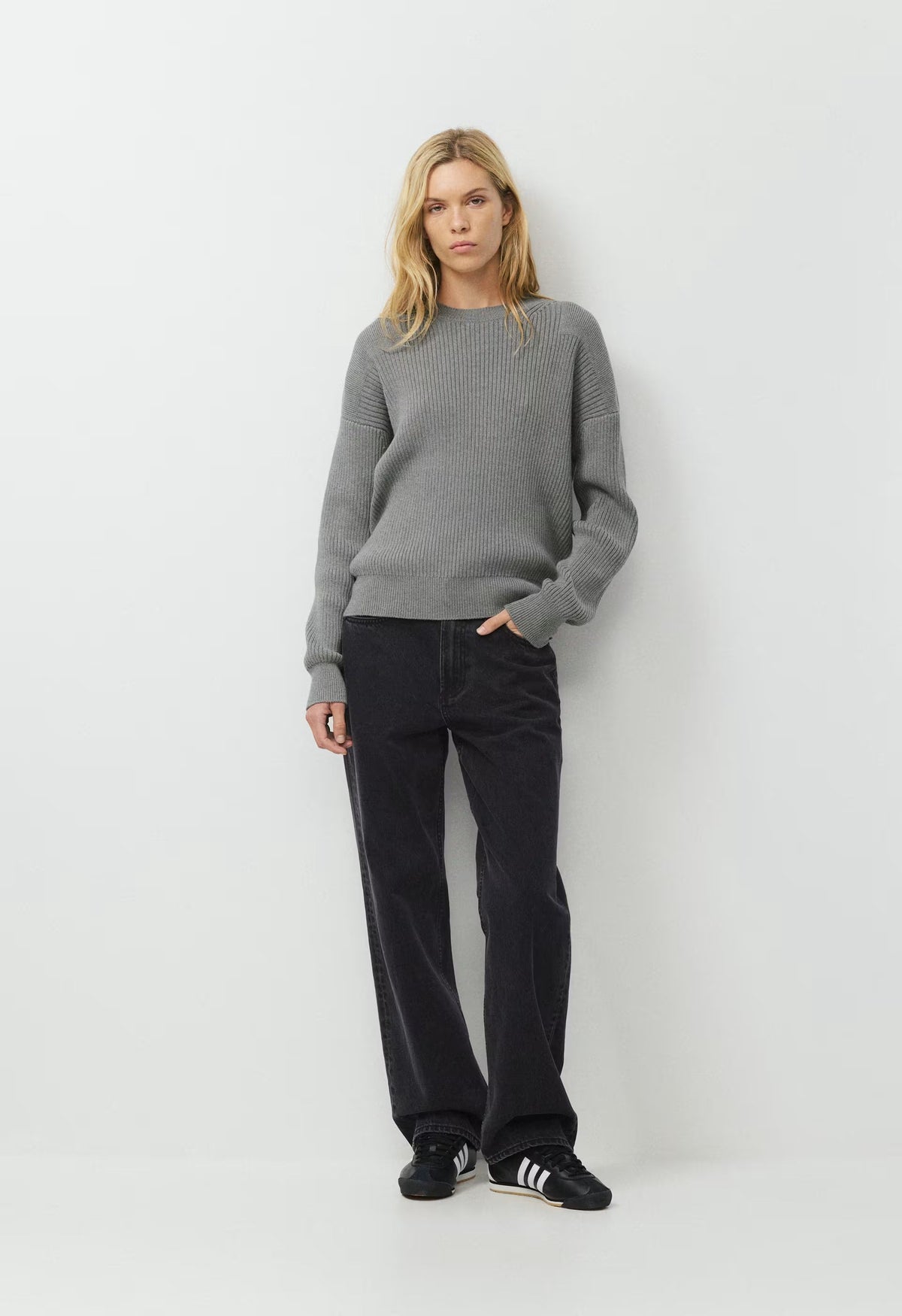 Midwest Sweater - HEATHER DARK GREY