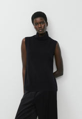 Bare Cashmere Opus Mockneck - BLACK