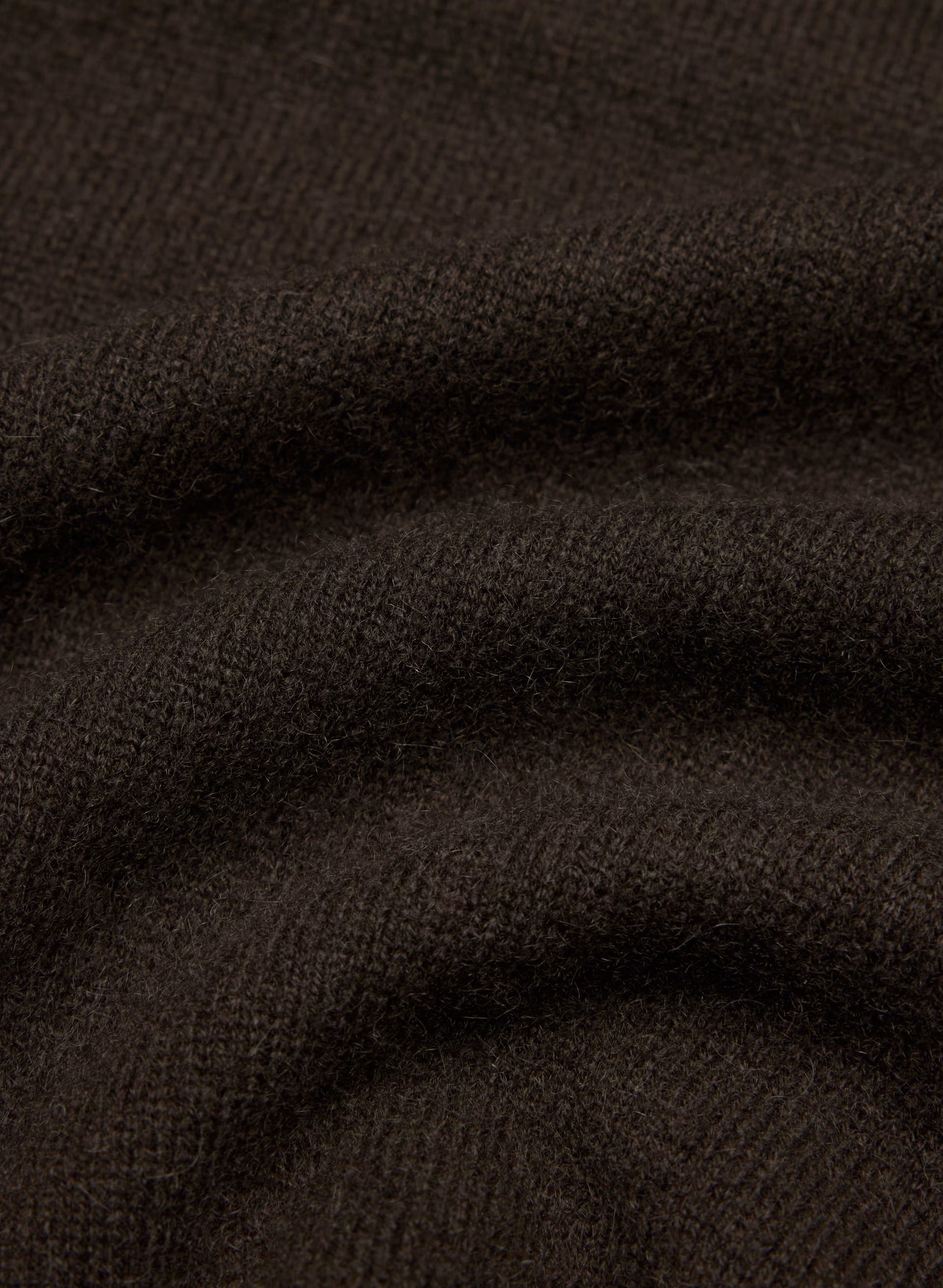 Bare Cashmere Opus Mockneck - CACAO NIB BROWN