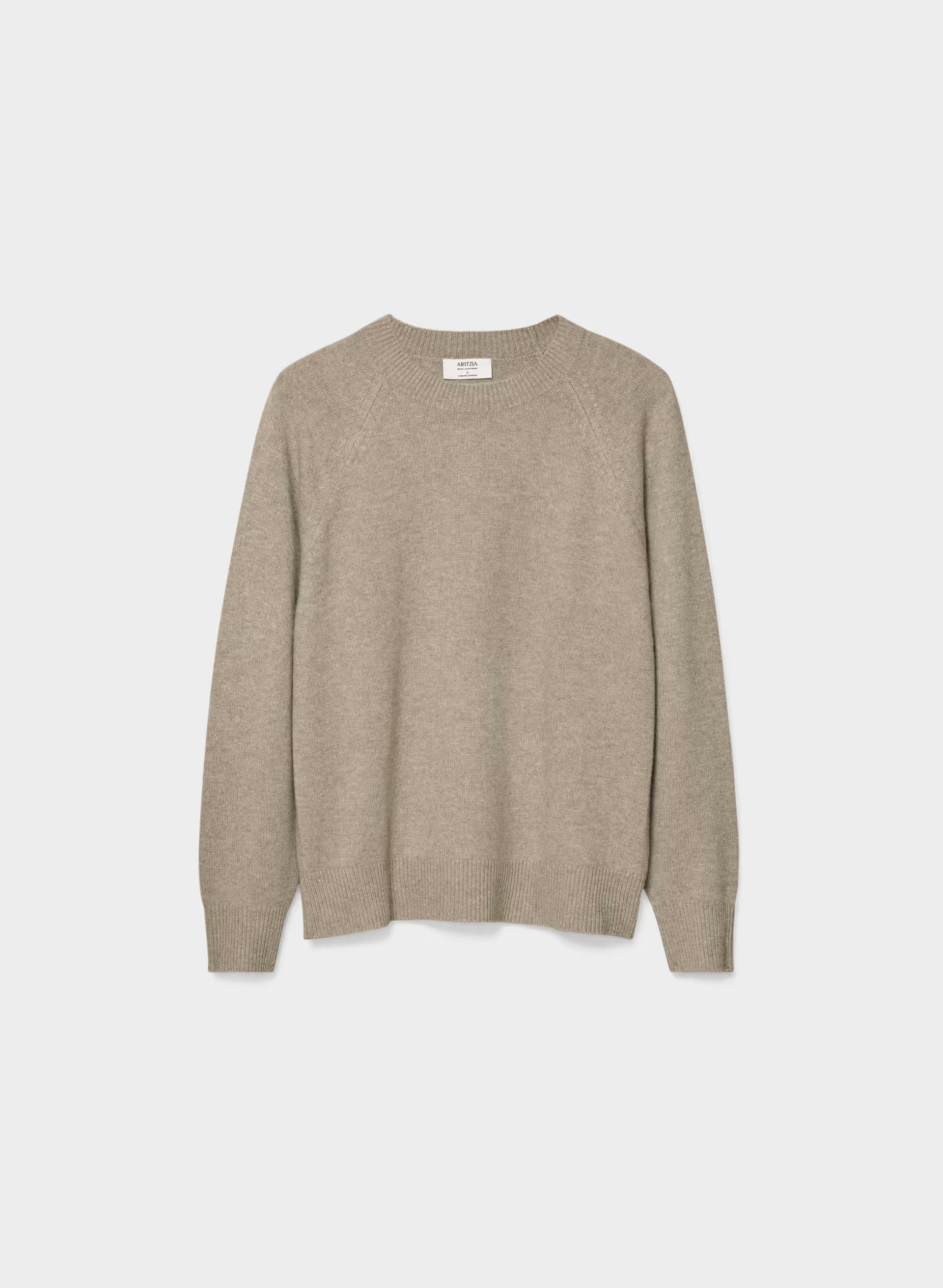 Essential Wool Cashmere Isabelle Sweater - HEATHER NOMAD TAUPE
