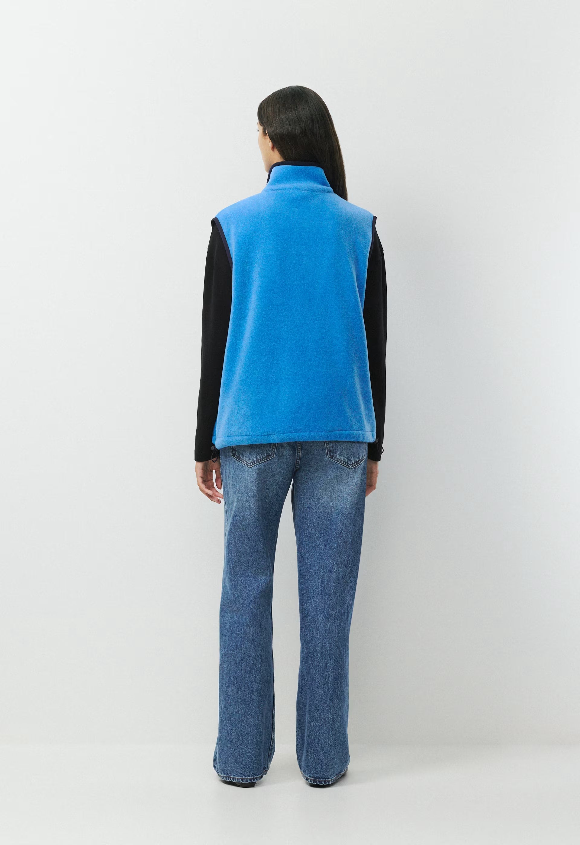 Riverbend Vest - Bigfoot Fleece - LAZULI BLUE
