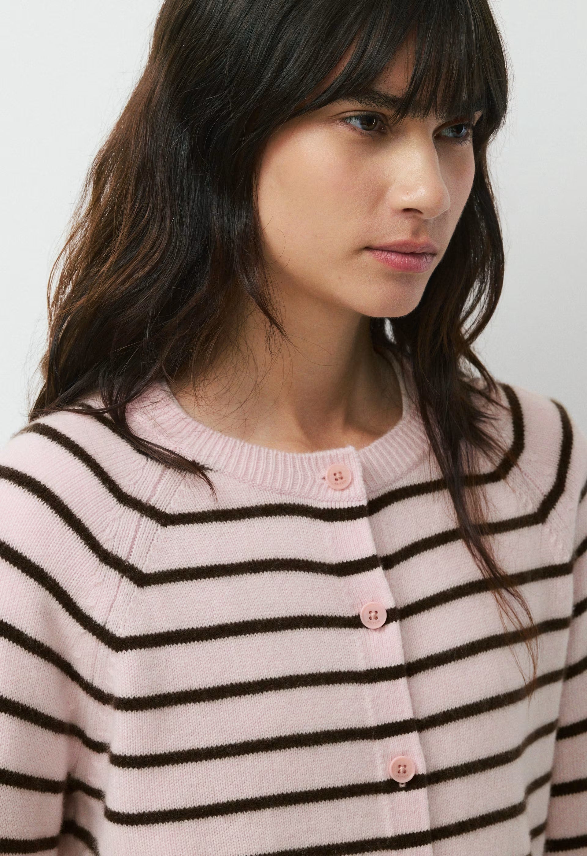 Essential Wool Cashmere London Cardigan - MGNOLIA/CACAO NIB BRWN