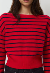 Essential Wool Cashmere Gable Sweater - FLSHNG RD/ AD NAVY