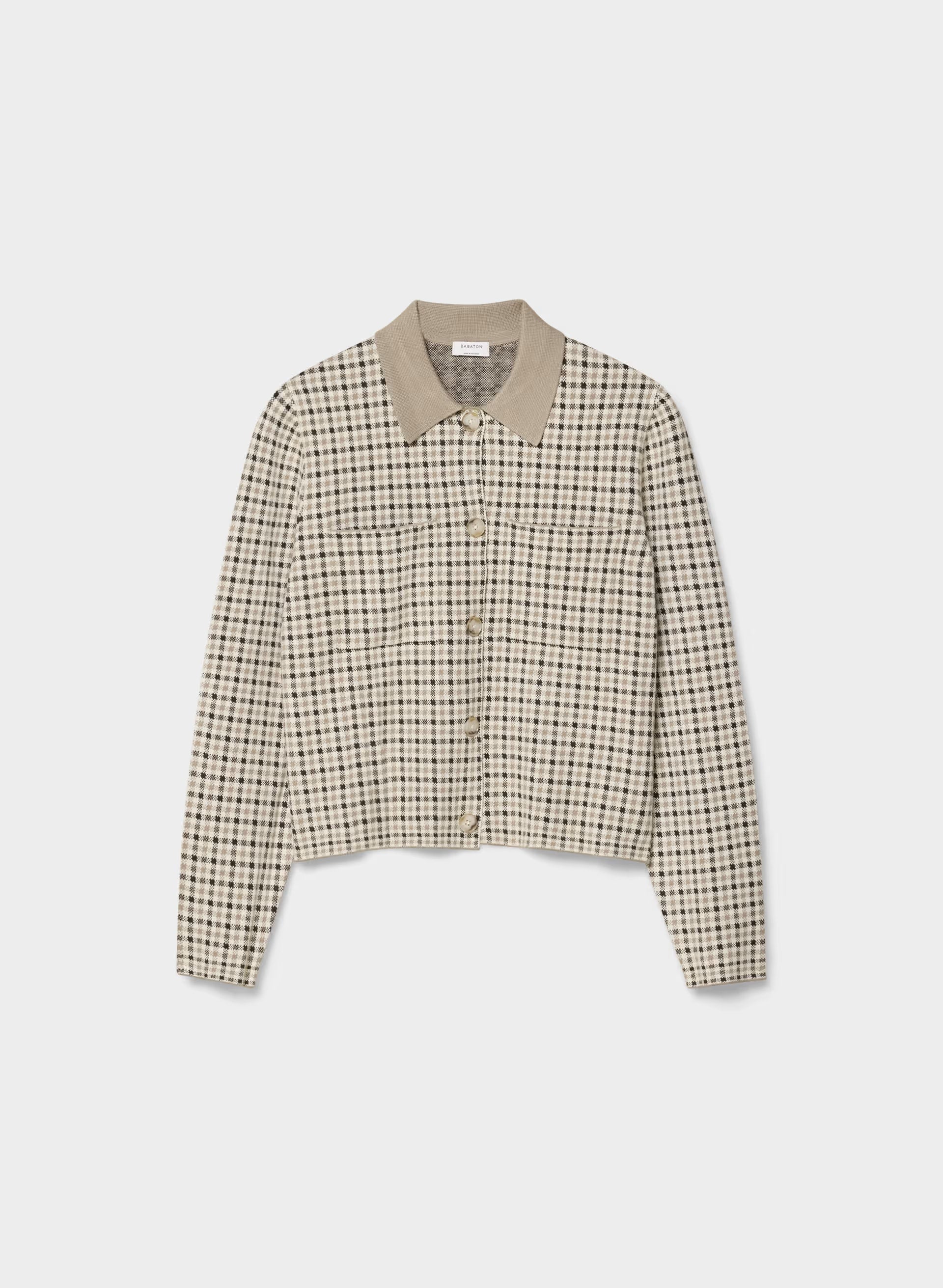 Society Cardigan - Wonder Yarn - BRCH/CACA NIB BRWN