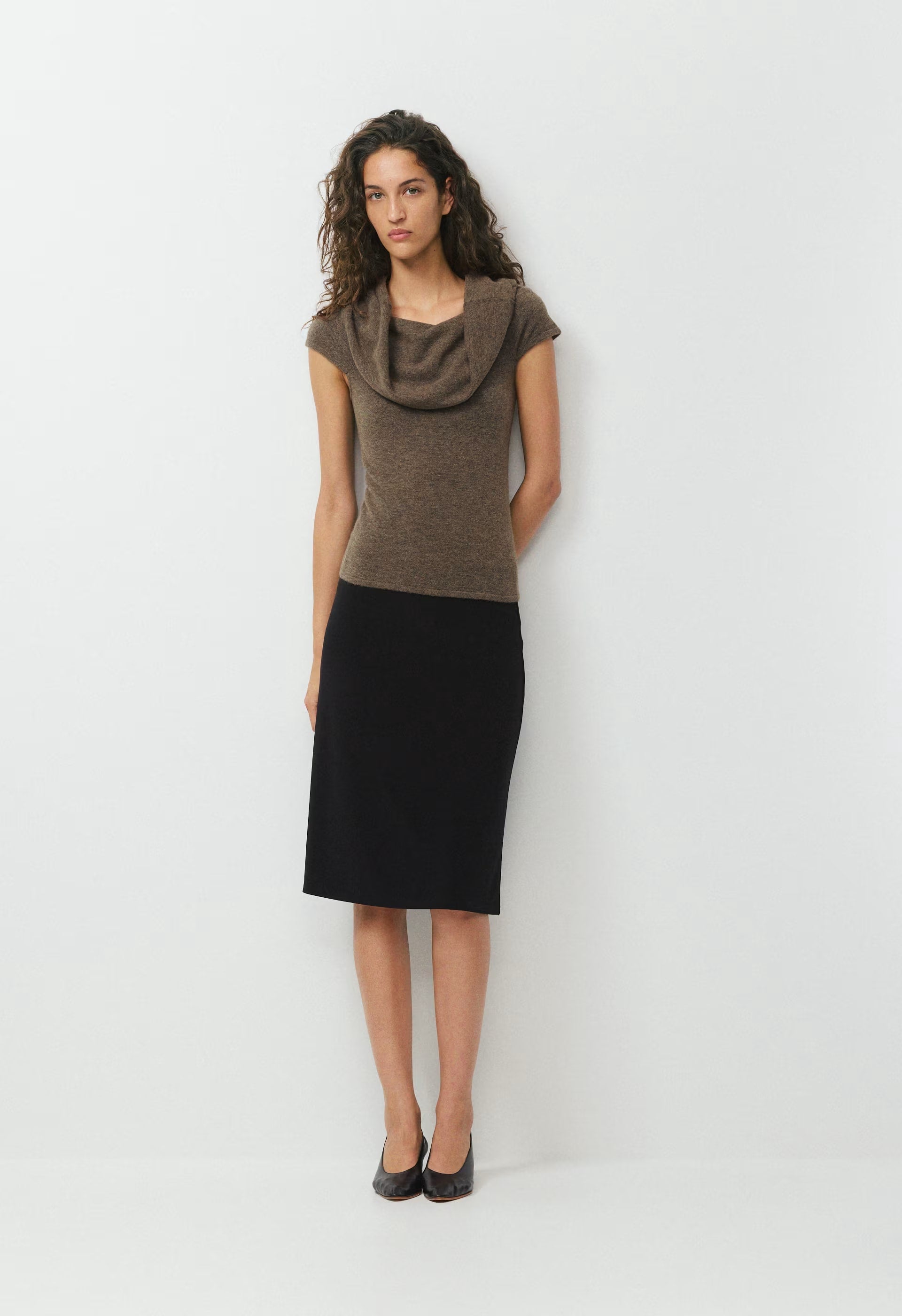 SoftSpoke™ Wynd Top - HEATHER DARK CHOCOLATE