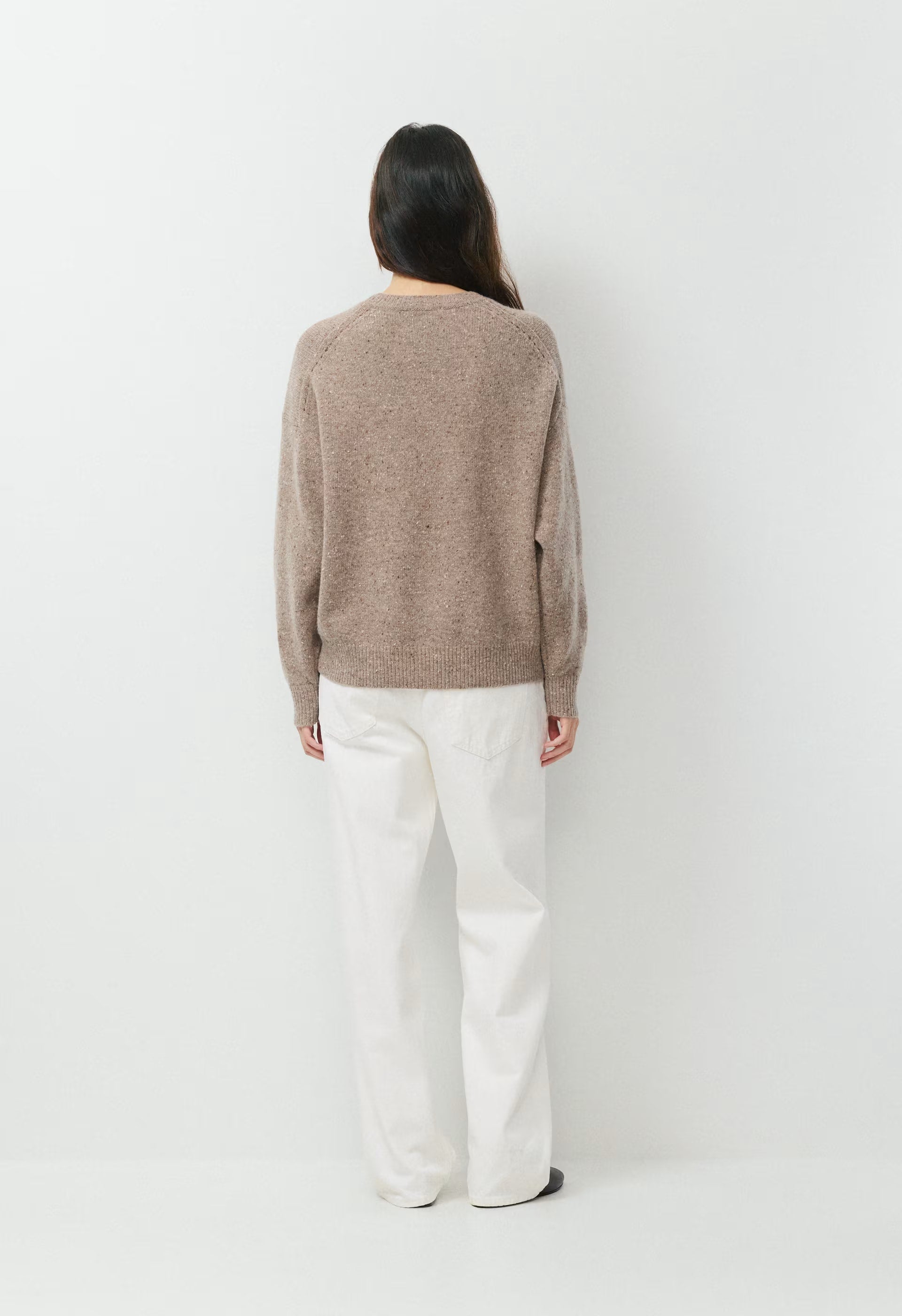Stratford Sweater - SPECKLED NOMAD TAUPE