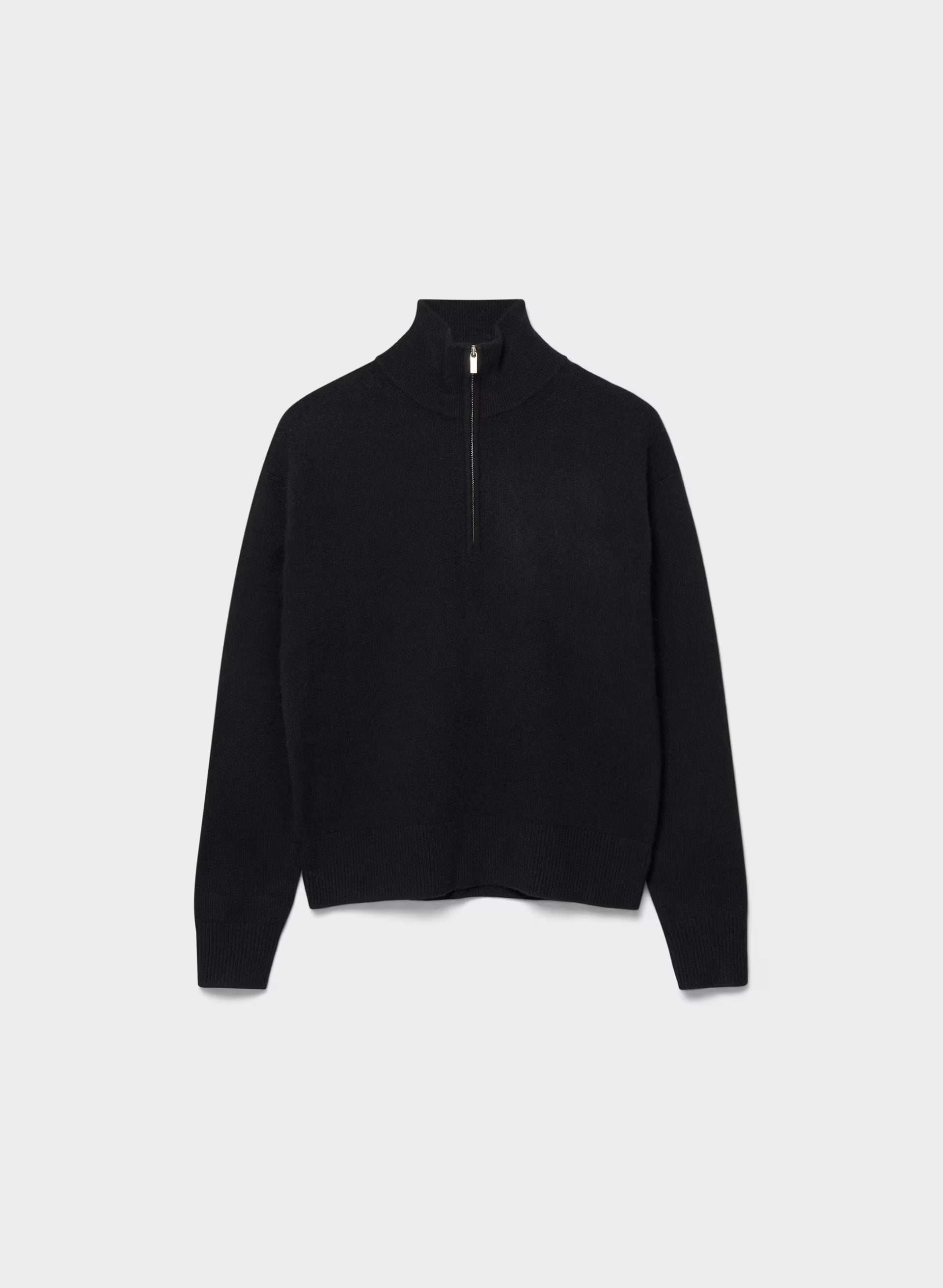 Essential Cashmere Metaphor Sweater - BLACK