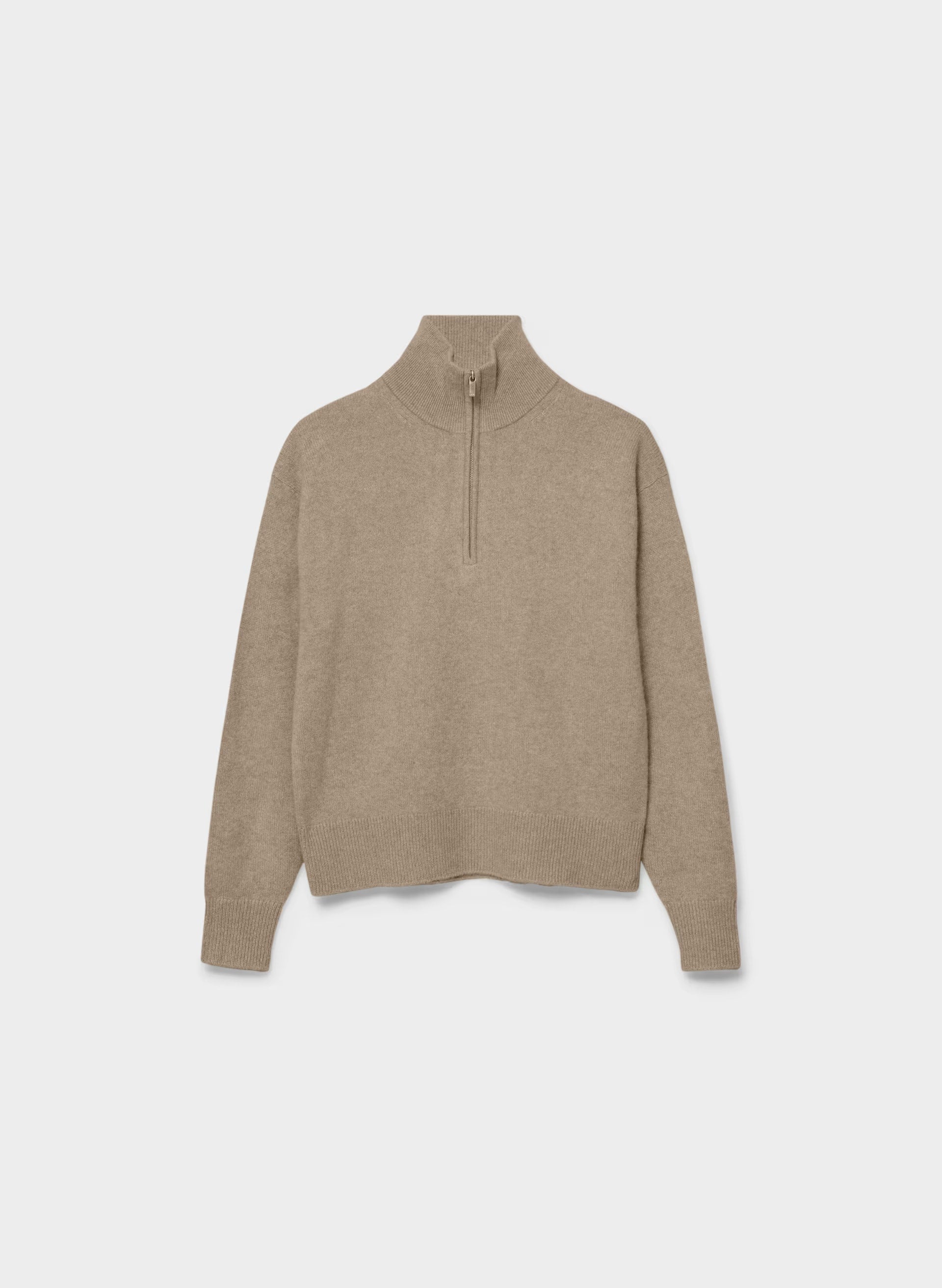 Essential Cashmere Metaphor Sweater - HEATHER NOMAD TAUPE