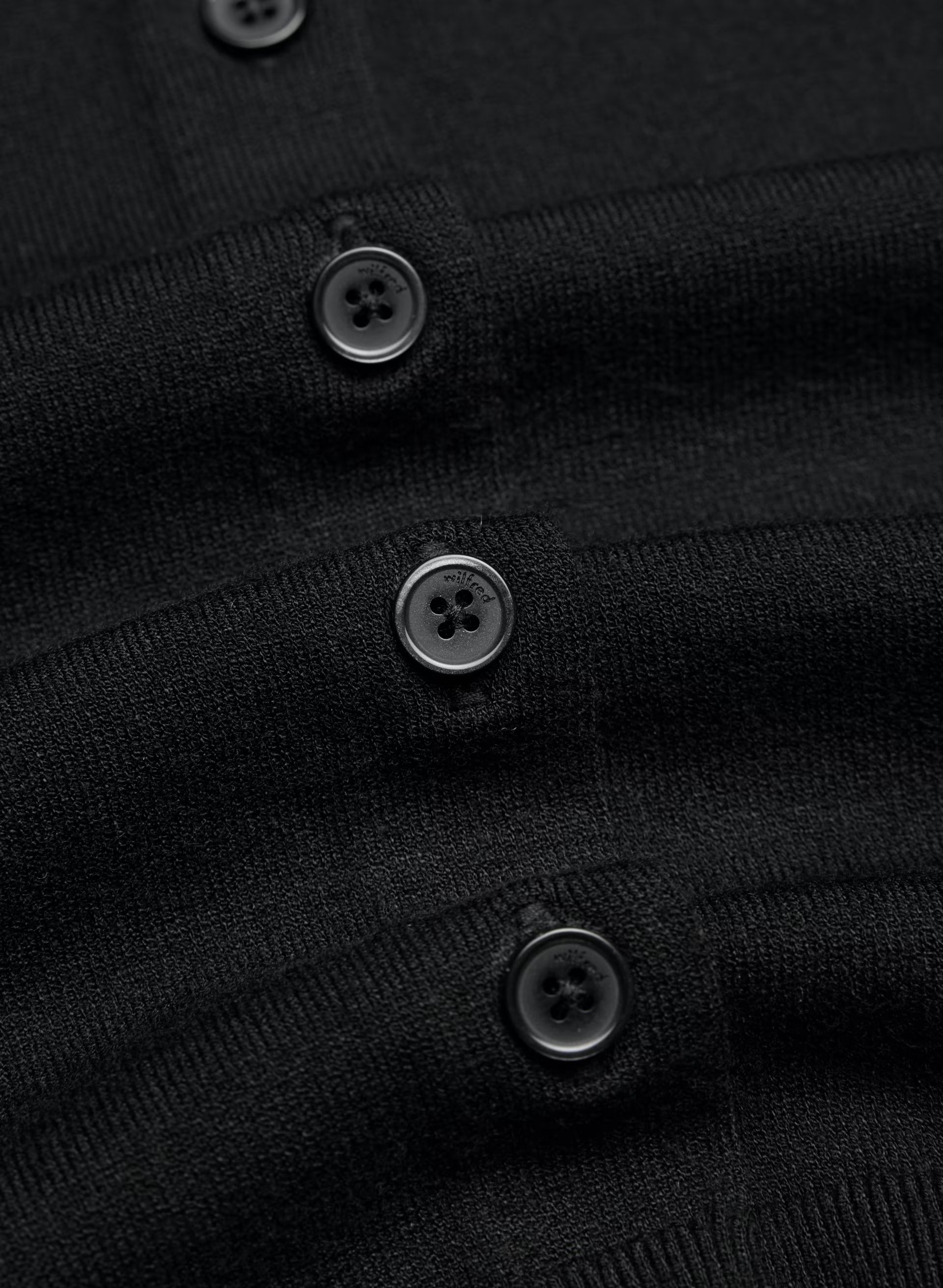 Biscuit Cardigan - Wonder Yarn - BLACK