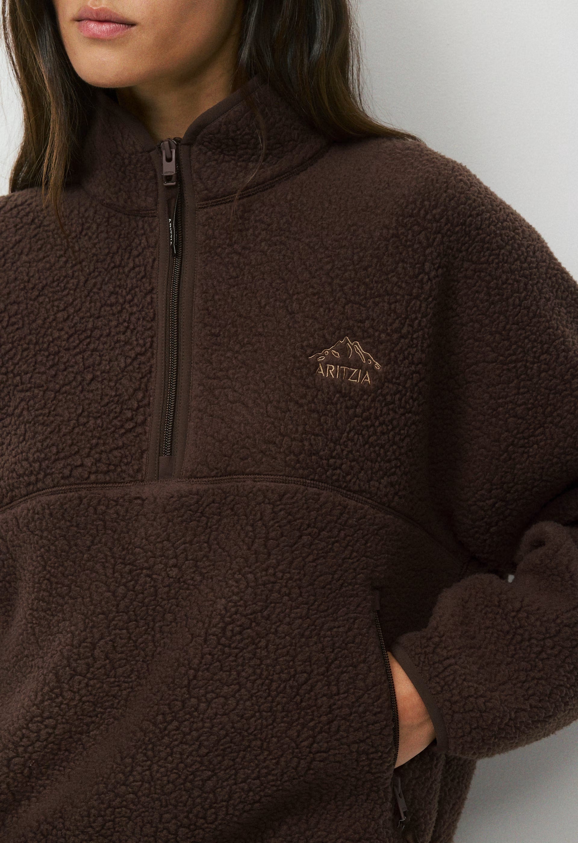Polartec® Thermal Pro™ Highlands Mockneck - RICH MOCHA BROWN