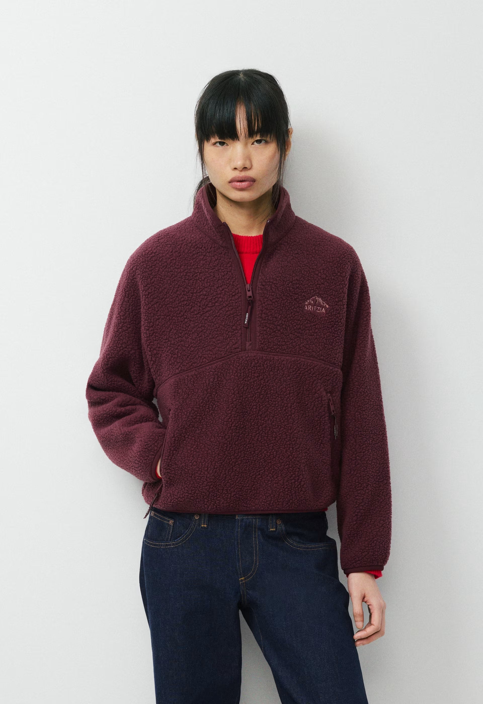 Polartec® Thermal Pro™ Highlands Mockneck - GALA PLUM