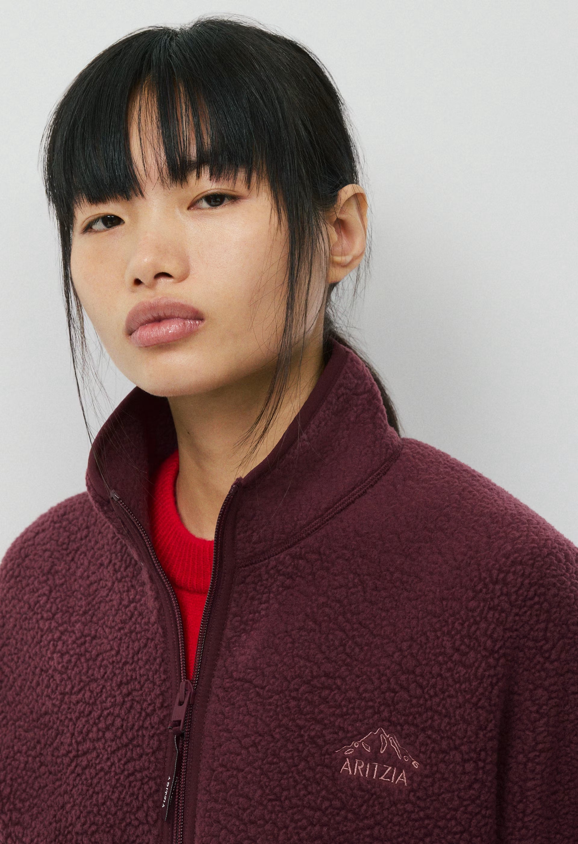 Polartec® Thermal Pro™ Highlands Mockneck - GALA PLUM