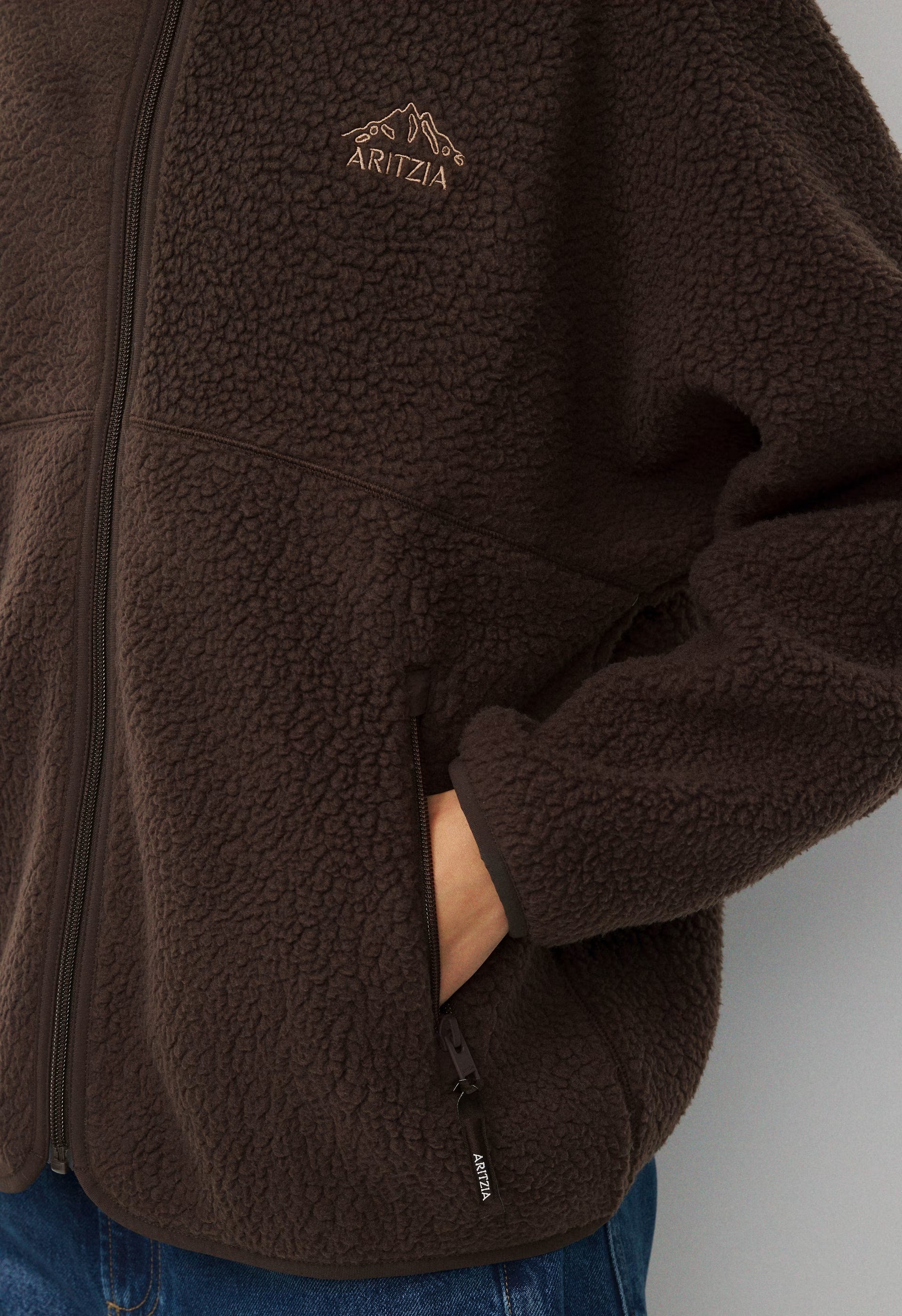 Polartec® Thermal Pro™ Moonrise Zip Hoodie - RICH MOCHA BROWN