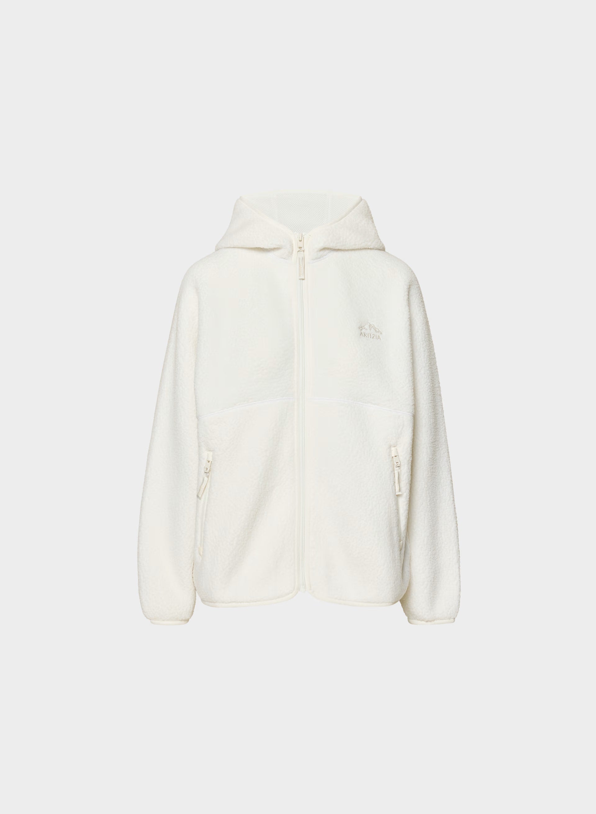Polartec® Thermal Pro™ Moonrise Zip Hoodie - COLD FOAM WHITE