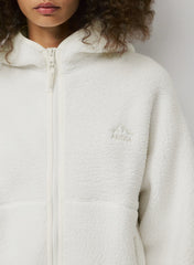 Polartec® Thermal Pro™ Moonrise Zip Hoodie - COLD FOAM WHITE