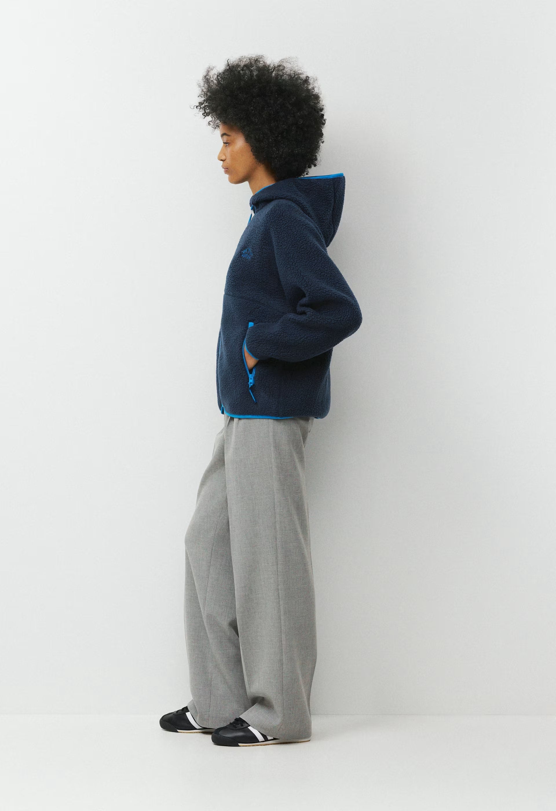 Polartec® Thermal Pro™ Moonrise Zip Hoodie - ADMIRAL/ LAZULI BLUE